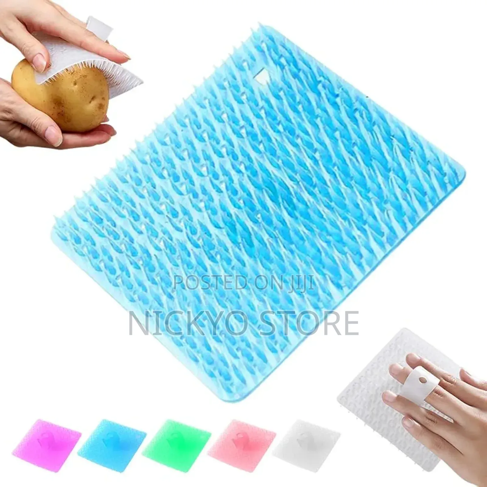 Flexible Fruit and Veggie Brush Scrubber