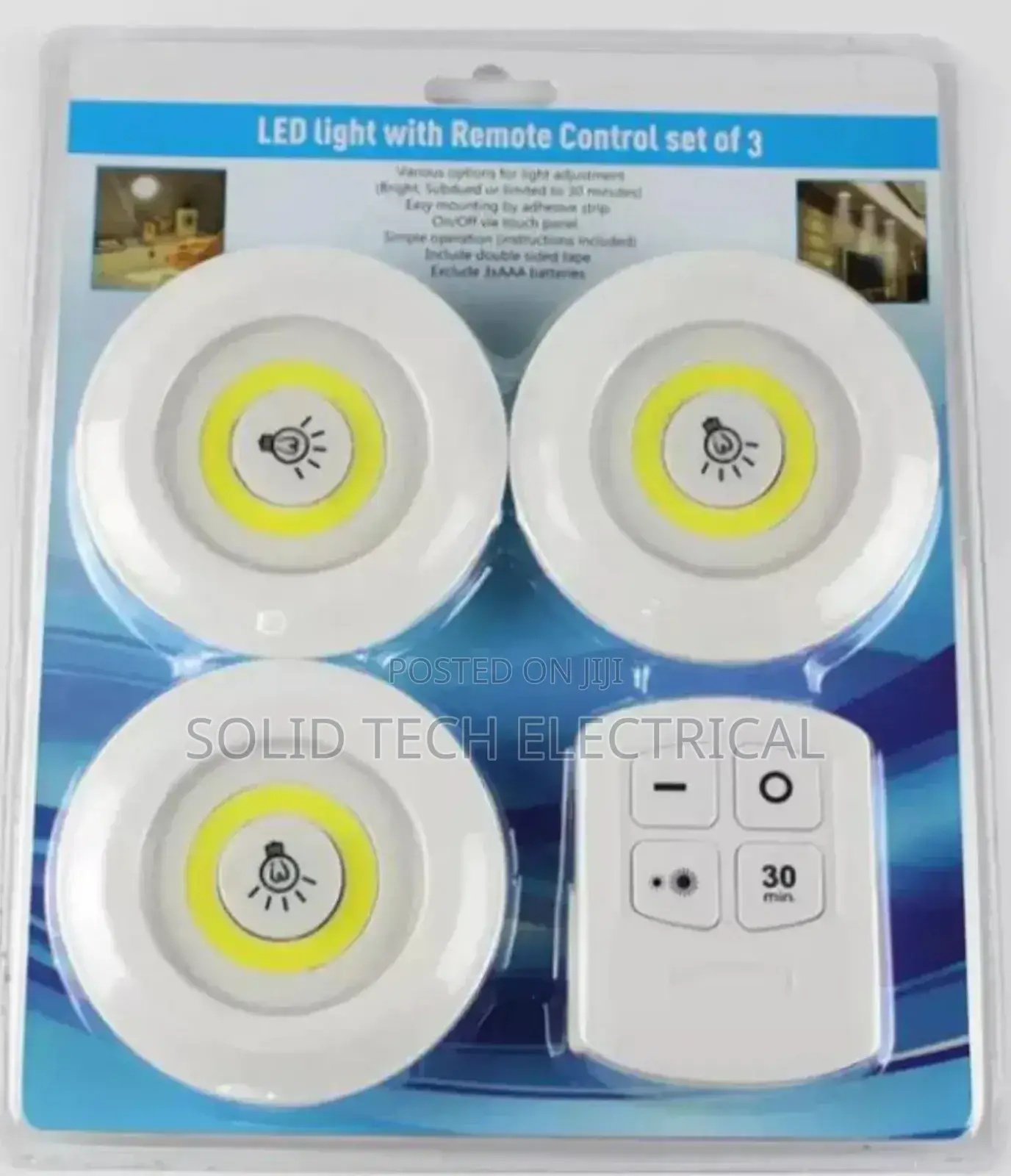 Cabinet Night Light With Remote