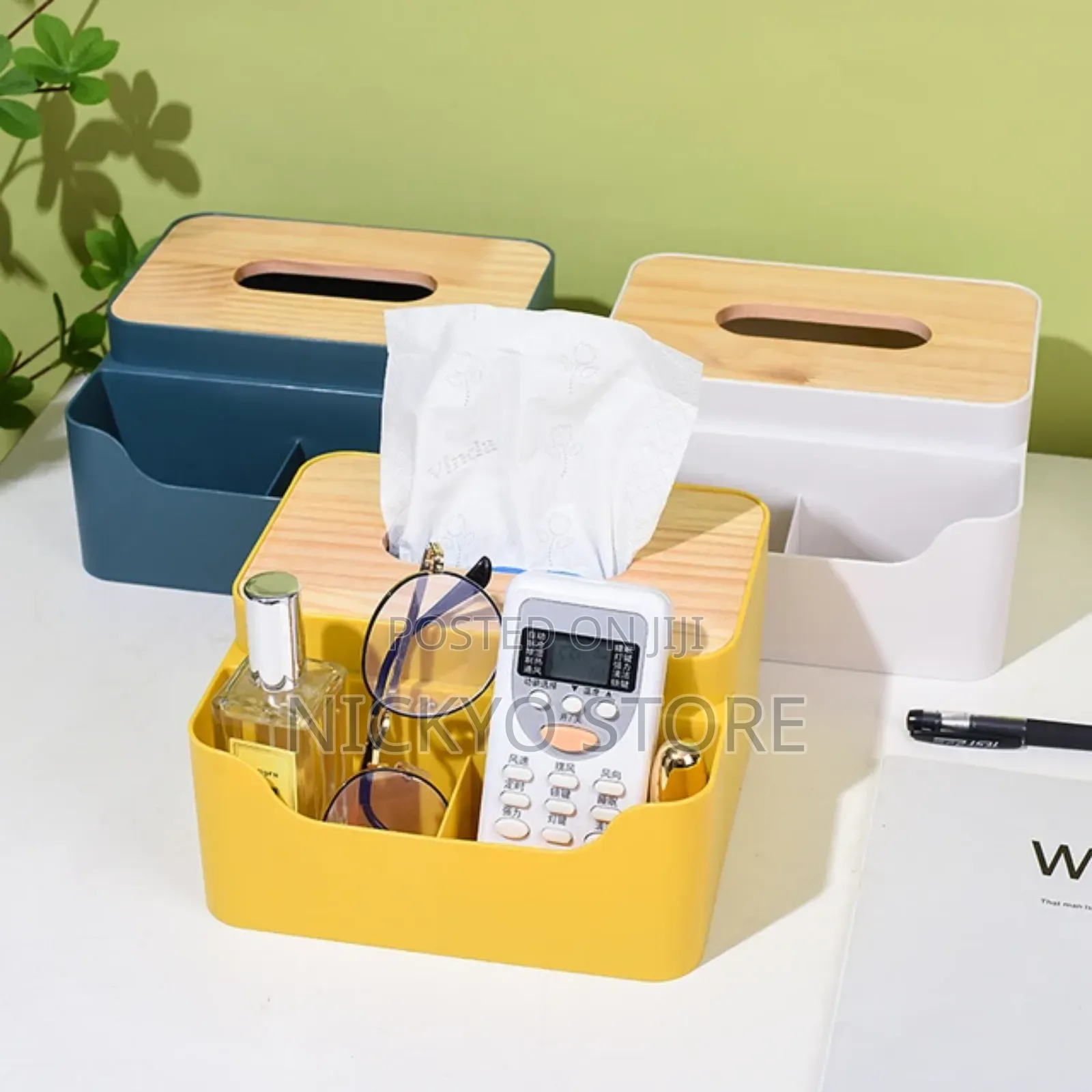 Decorative Wooden Tissue Box