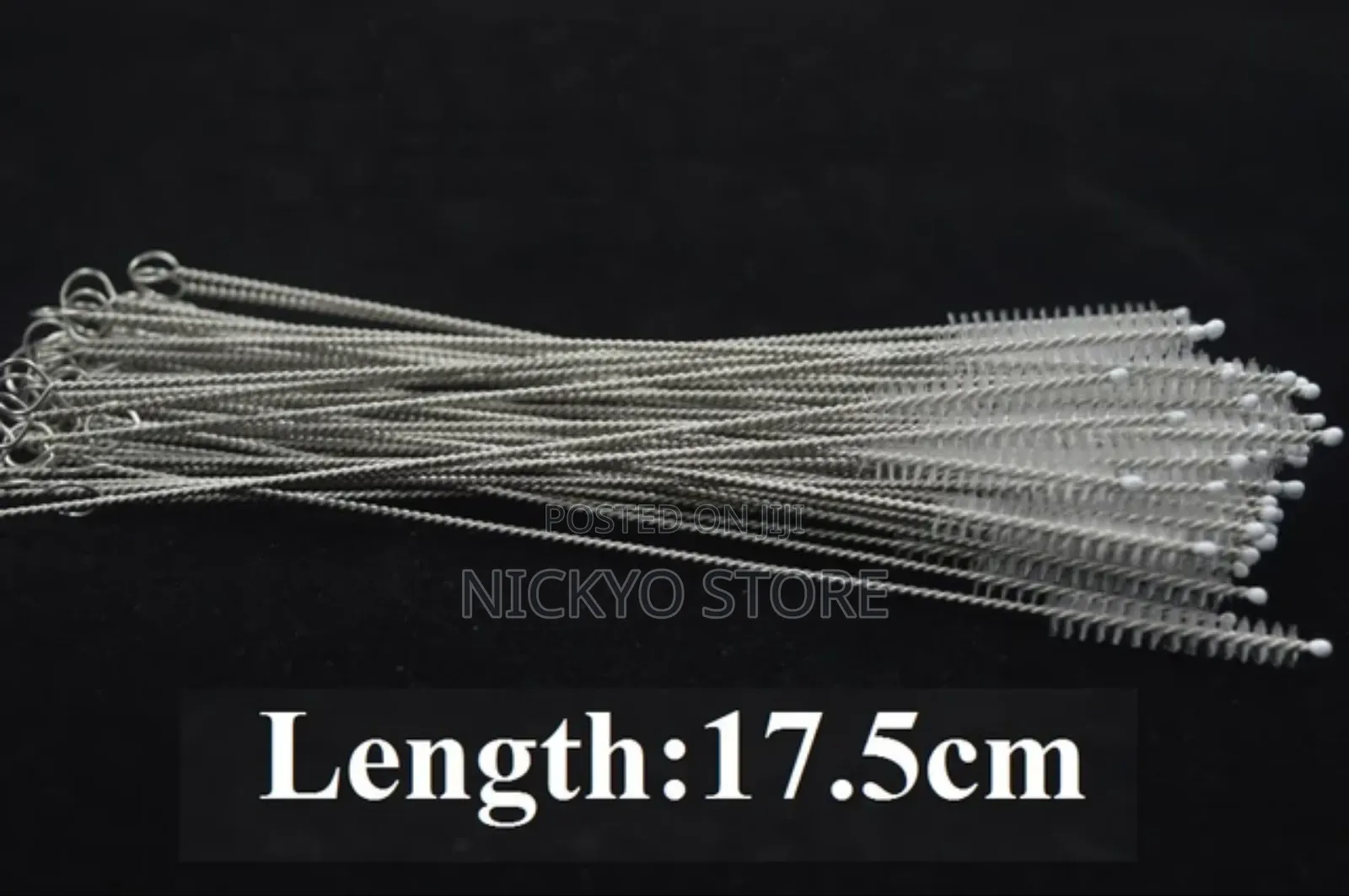 12pcs Straw Cleaning Brush Stainless Steel