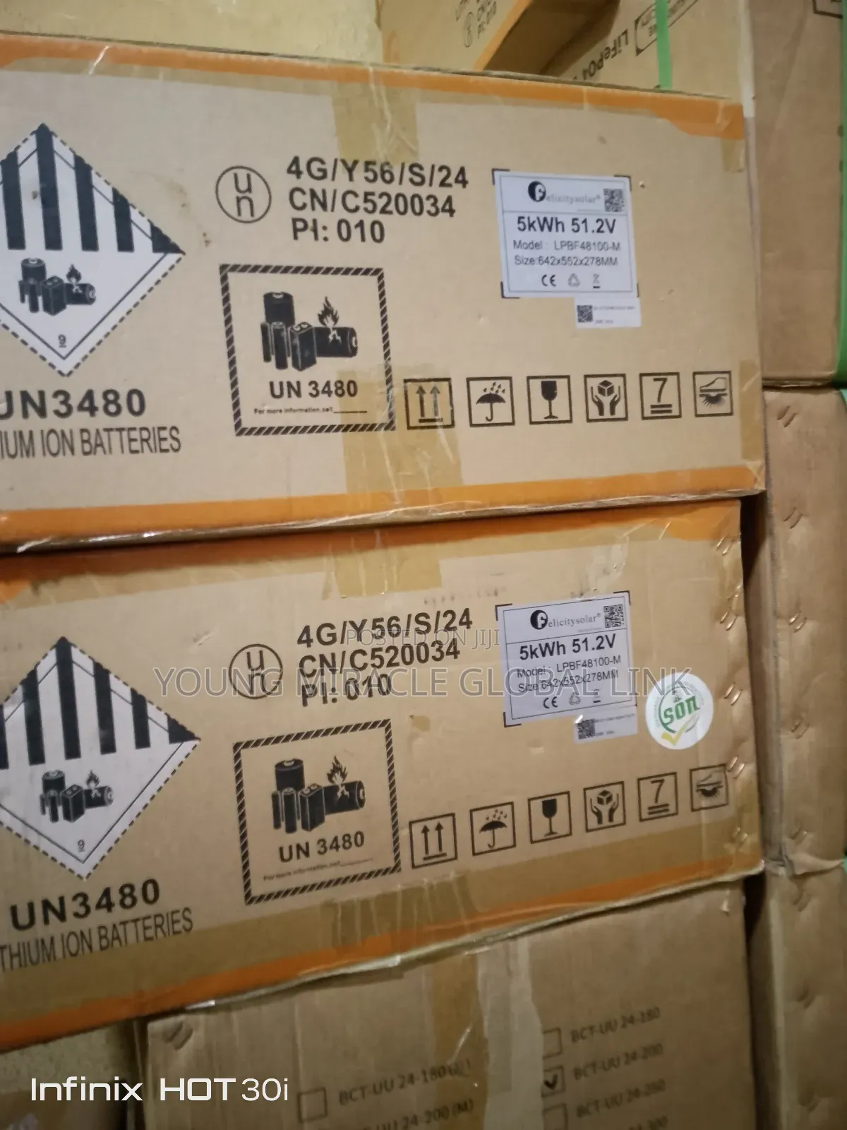 5kwh 51.2v Felicity Ion Lithium Battery