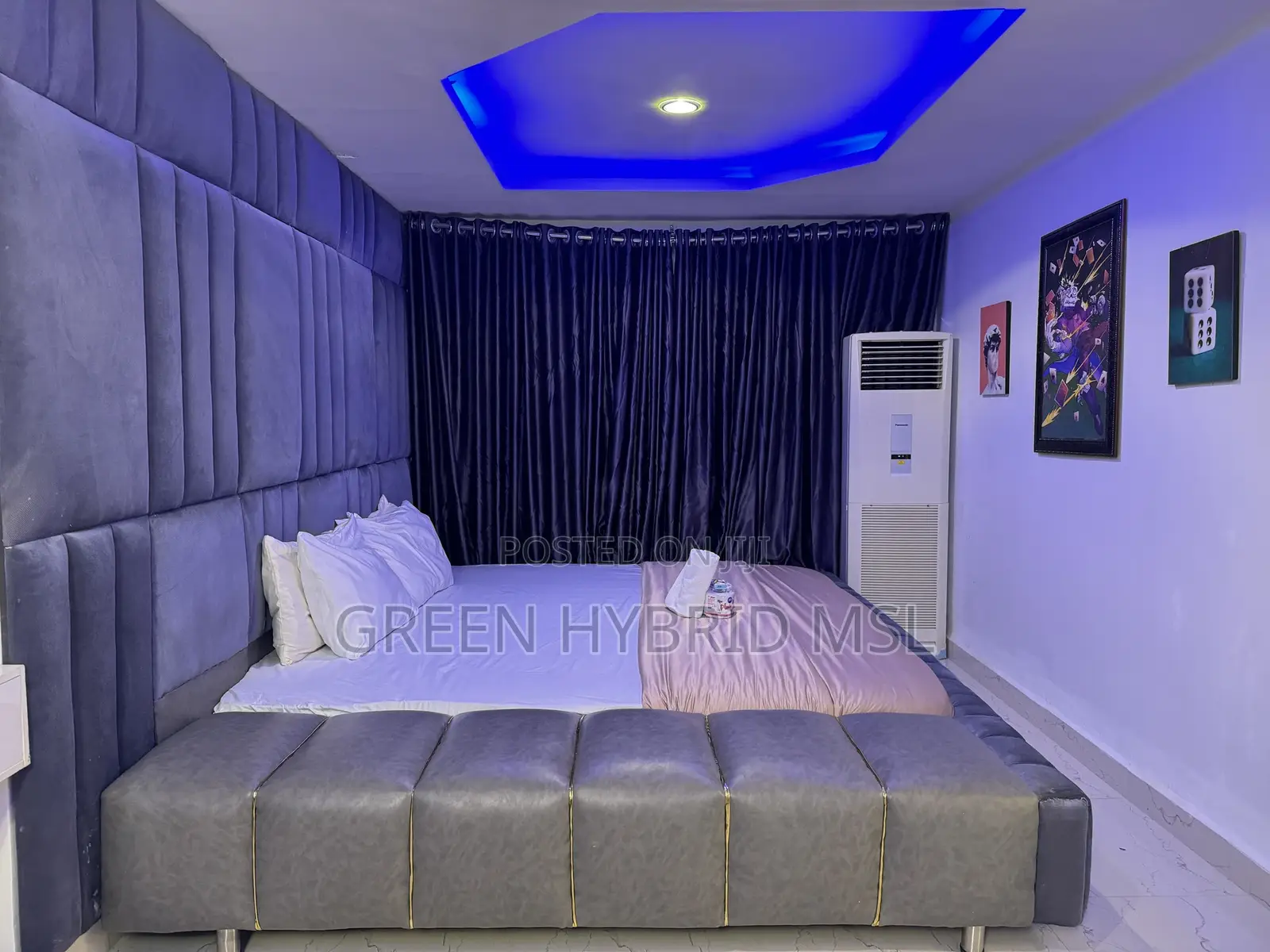 Cozy Pent House With Balcony for R R