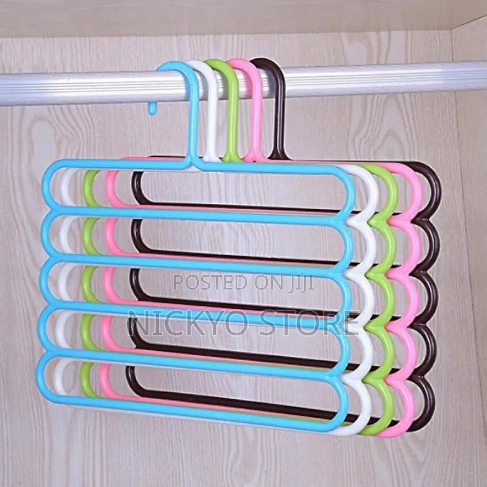 Plastic 5 Layers Pants Trousers Hangers