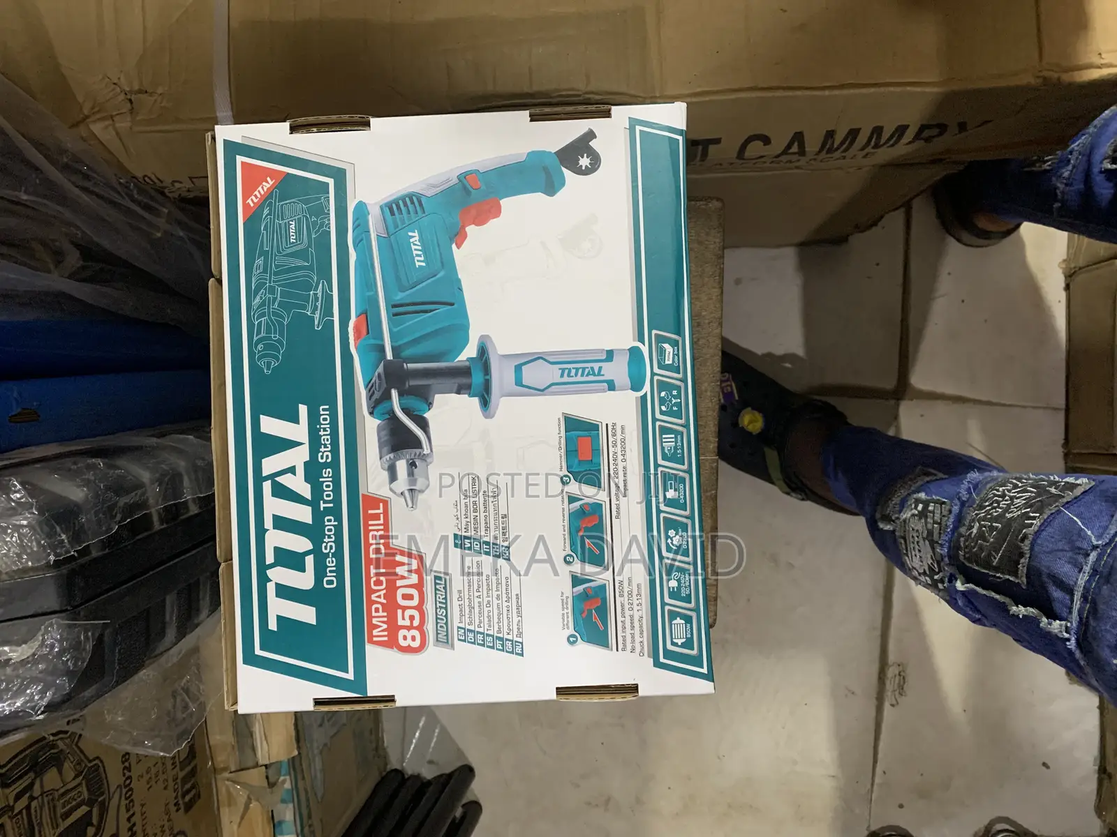 850 Watts Total Industrial Drilling Machine
