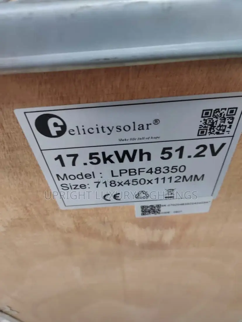 17kwh Lithium Battery, 550watts Solar Panel and 10kva Inver