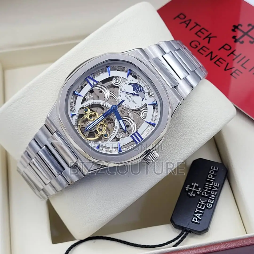 Original Patek Philippe Mechanical Silver Chain Watch