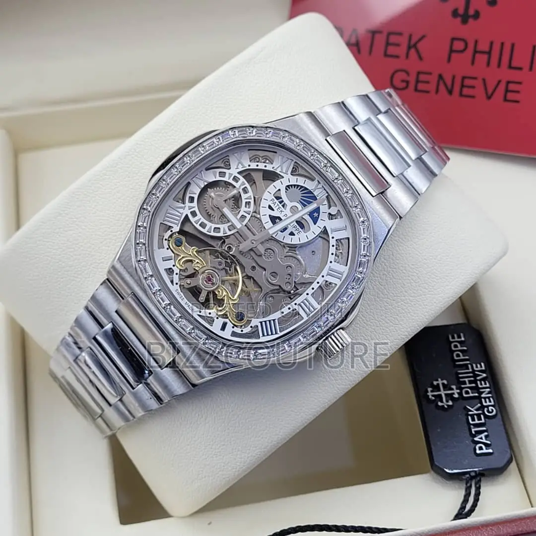 Original Patek Philippe Mechanical Silver Chain Watch