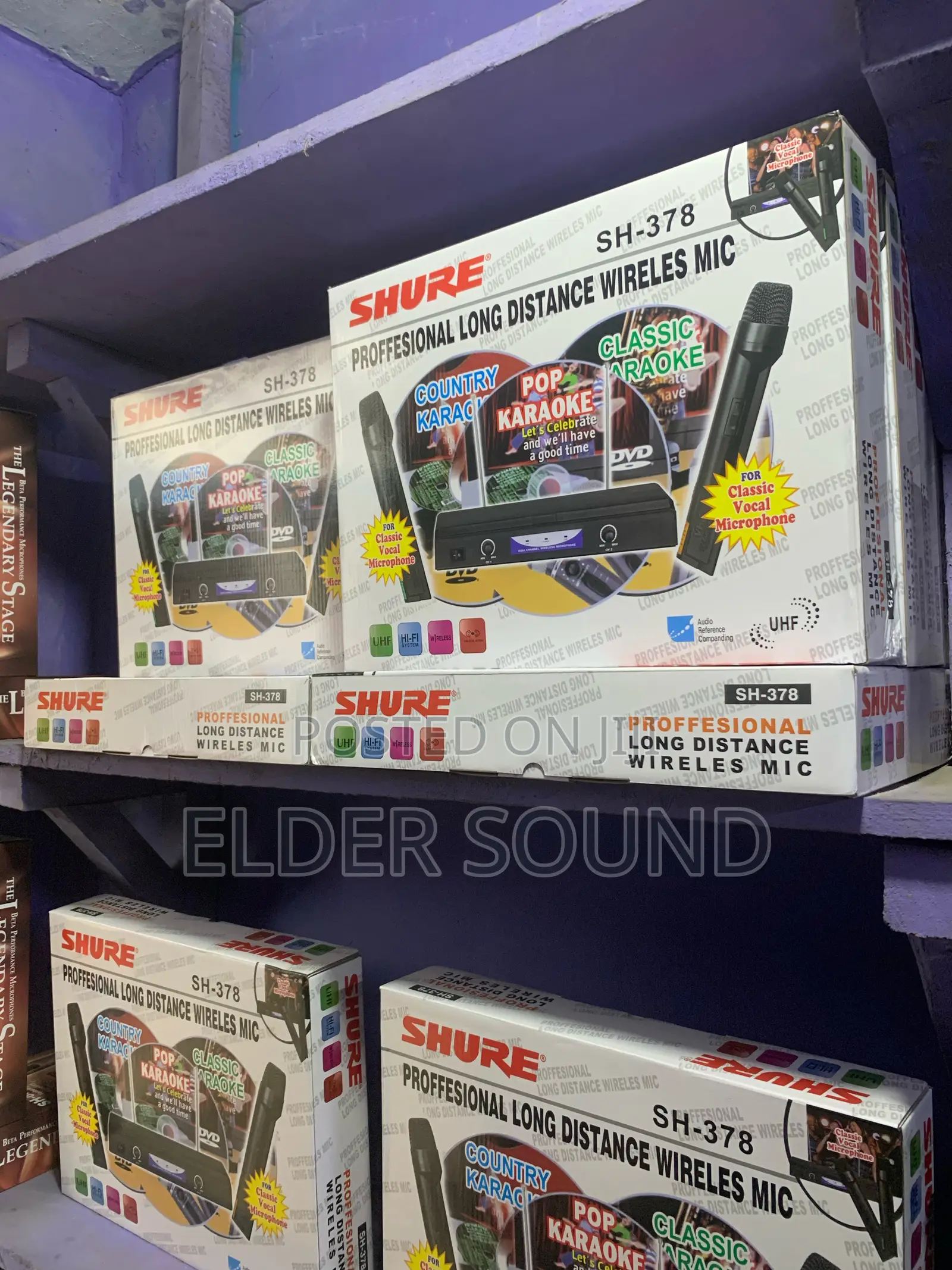 Shure SH-378 Wireless Microphone