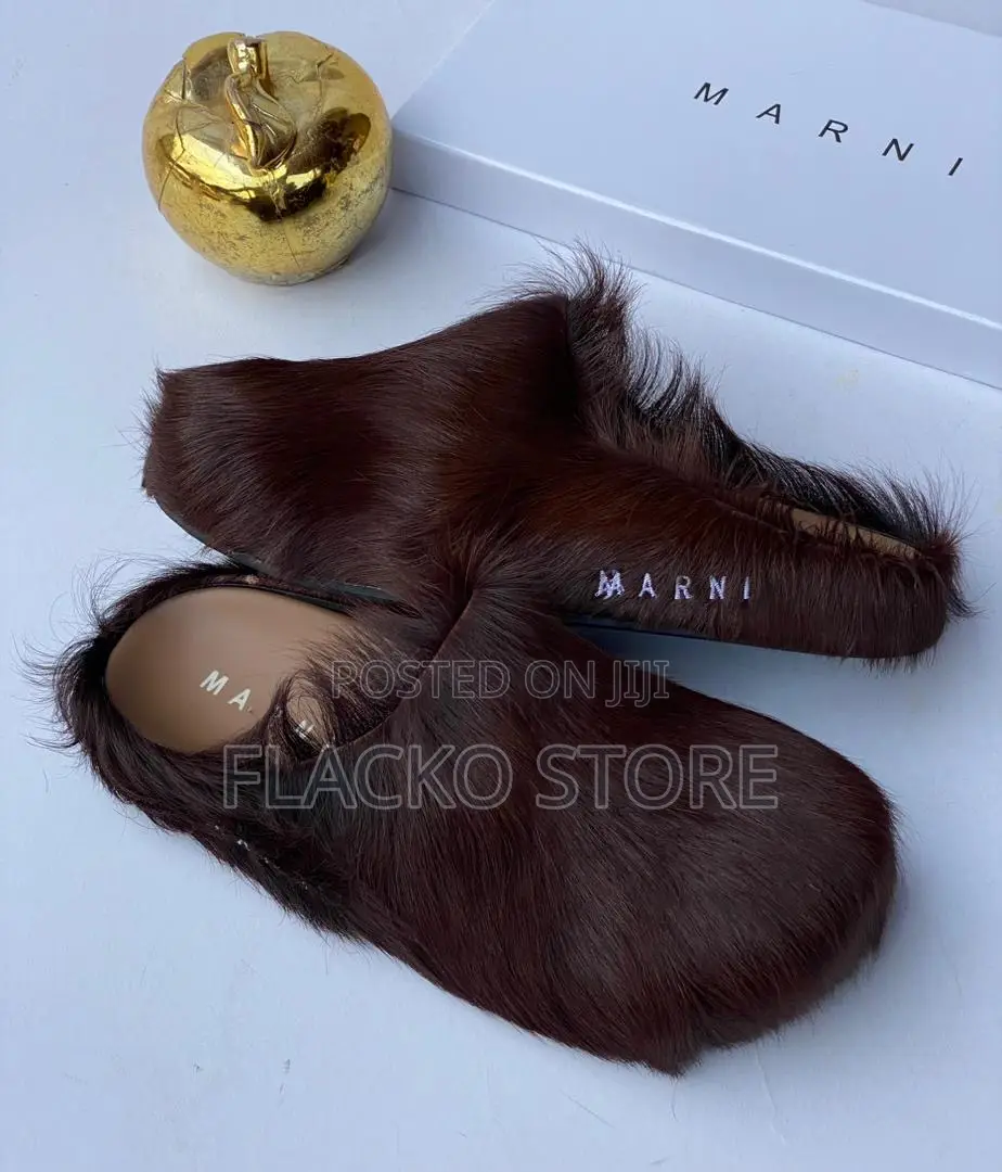 Original Marni Italian Fur Mules