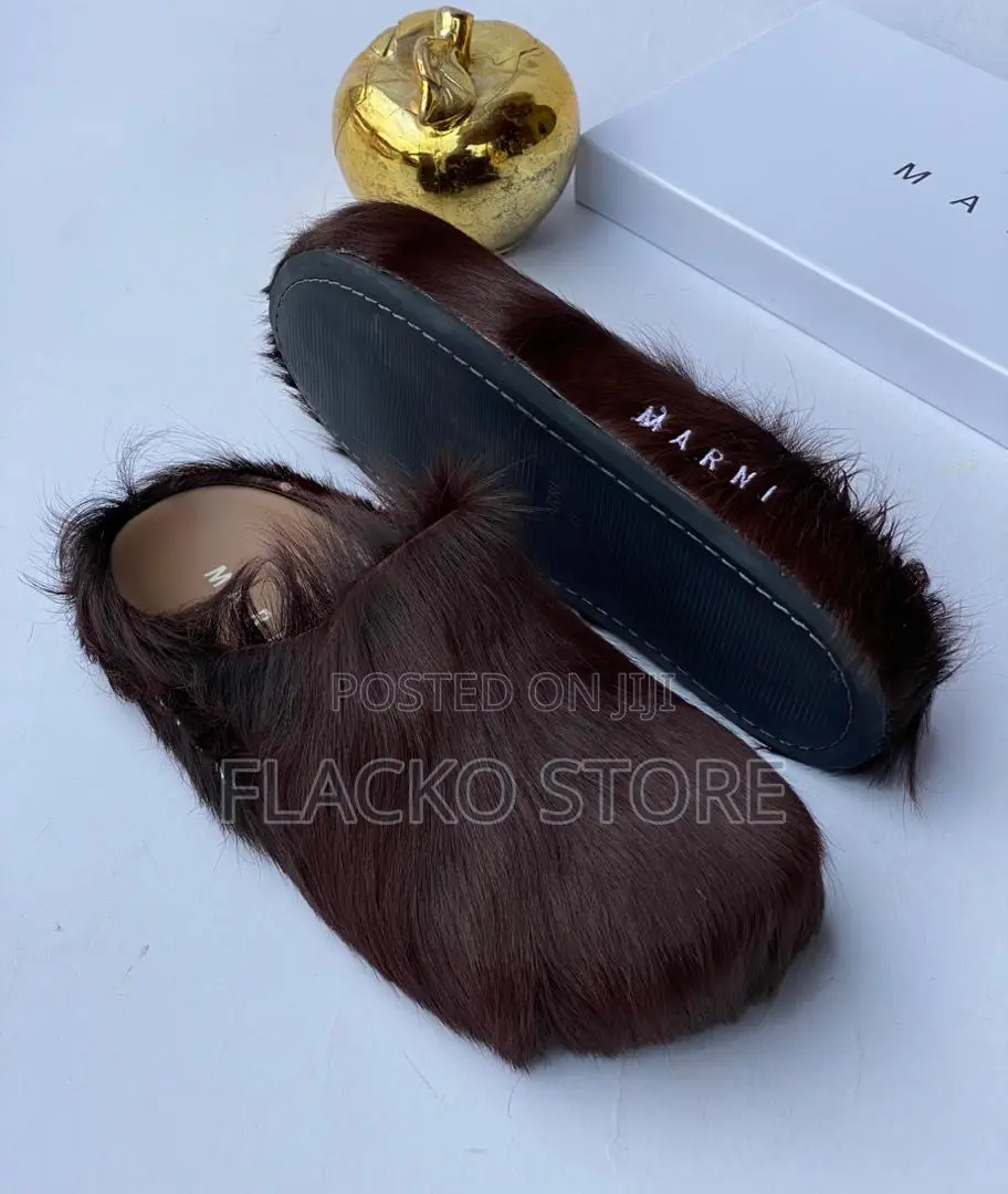 Original Marni Italian Fur Mules