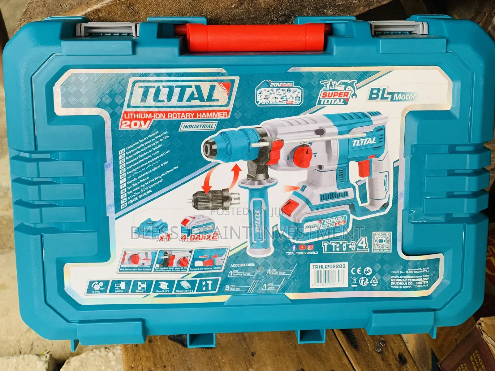 Total Battery Rotary Hammer 20volts