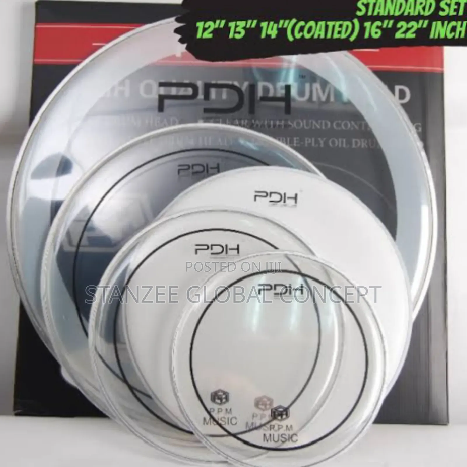 PDH Quality Drum Vellum 5sets
