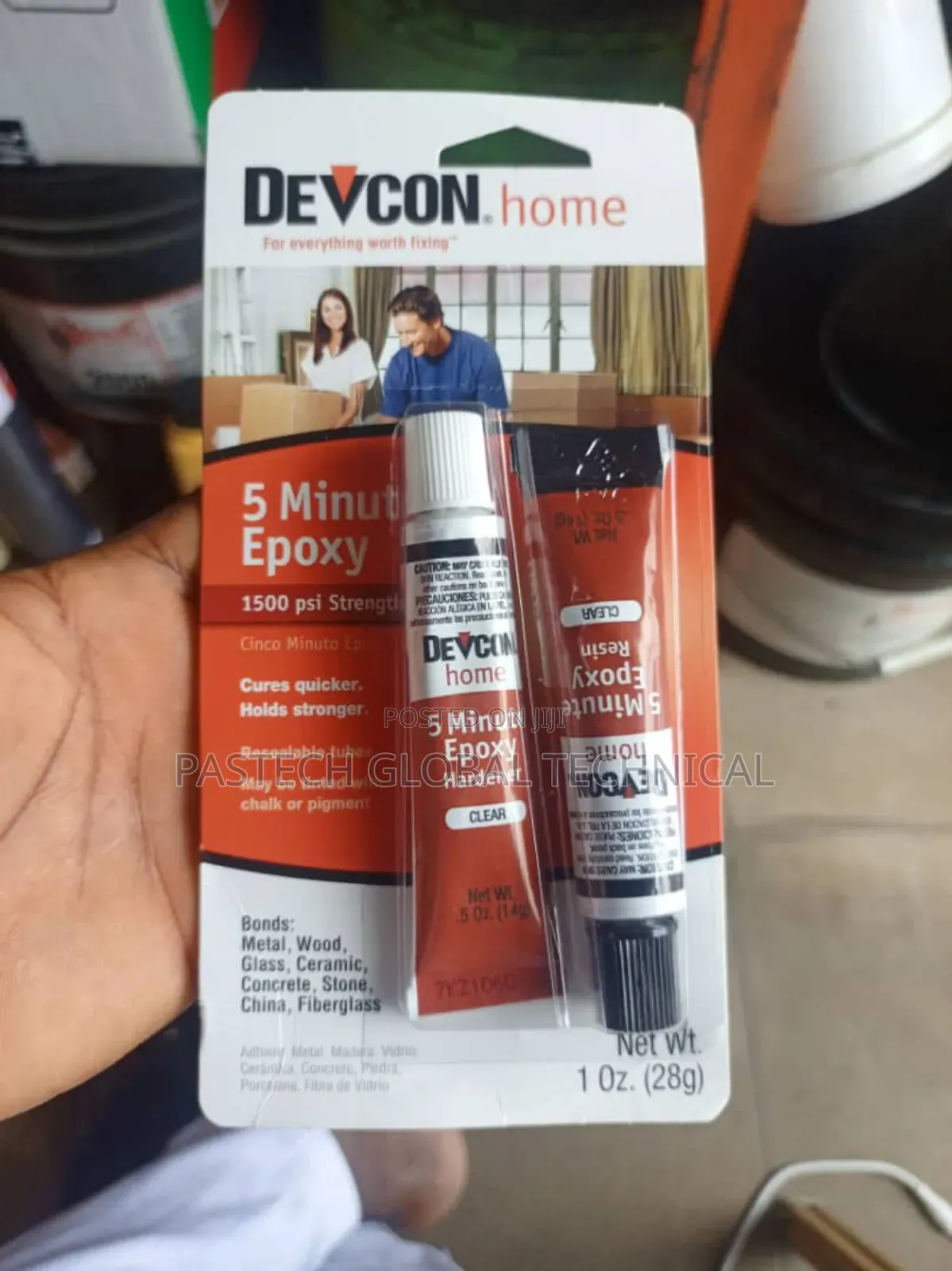 Devcon 52345 Plastic Steel Epoxy - 1 Oz. 2 Part Tube