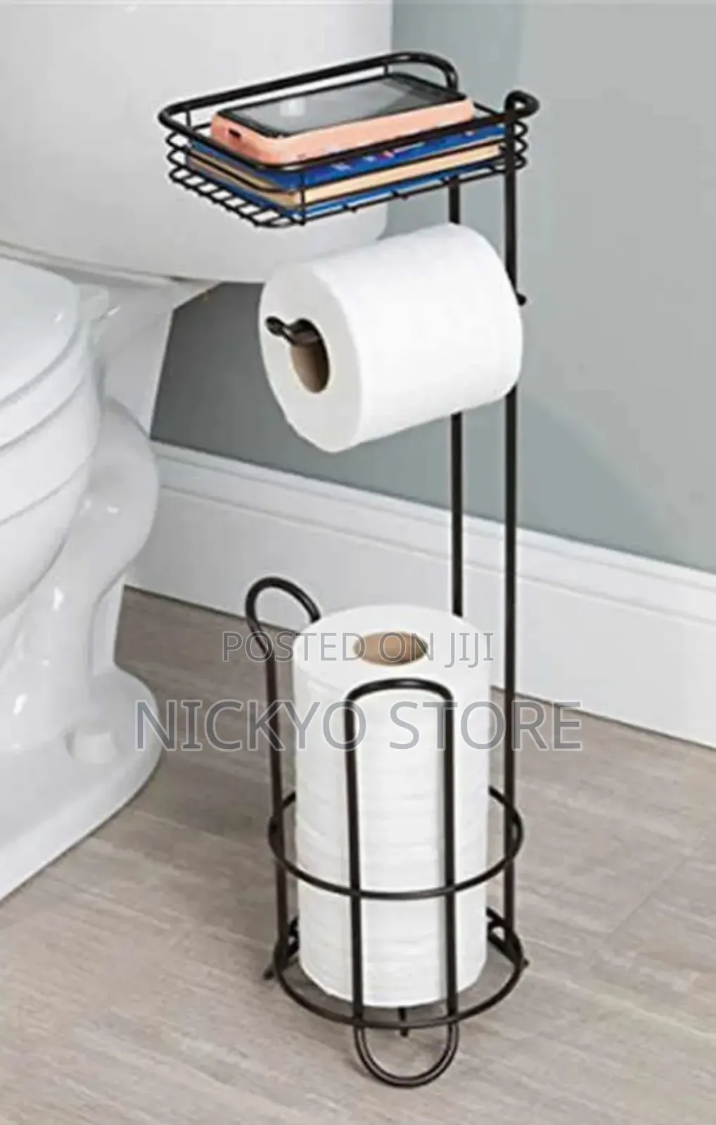 Bathroom Standing Toilet Paper Roll Dispenser
