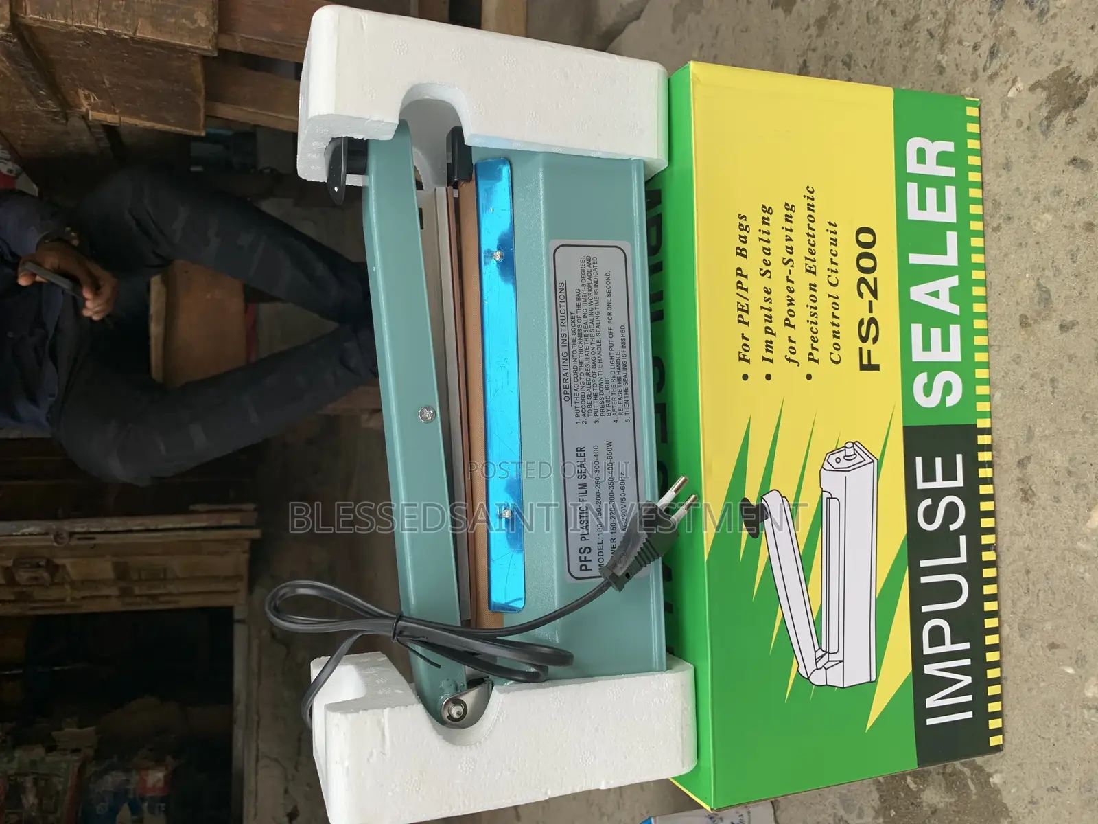 Impulse Sealer FS -200 Iron