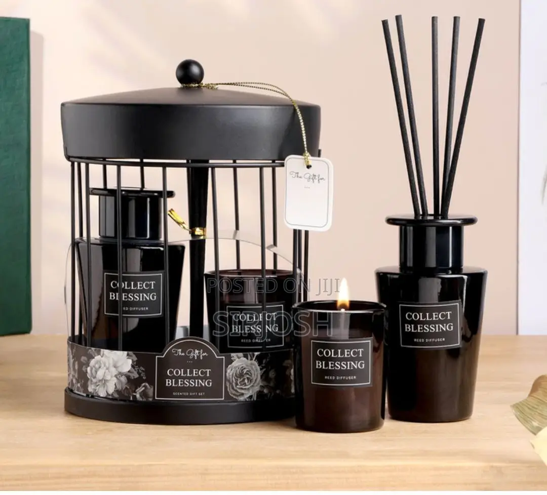 Scented Candle and Aroma Diffuser Sets