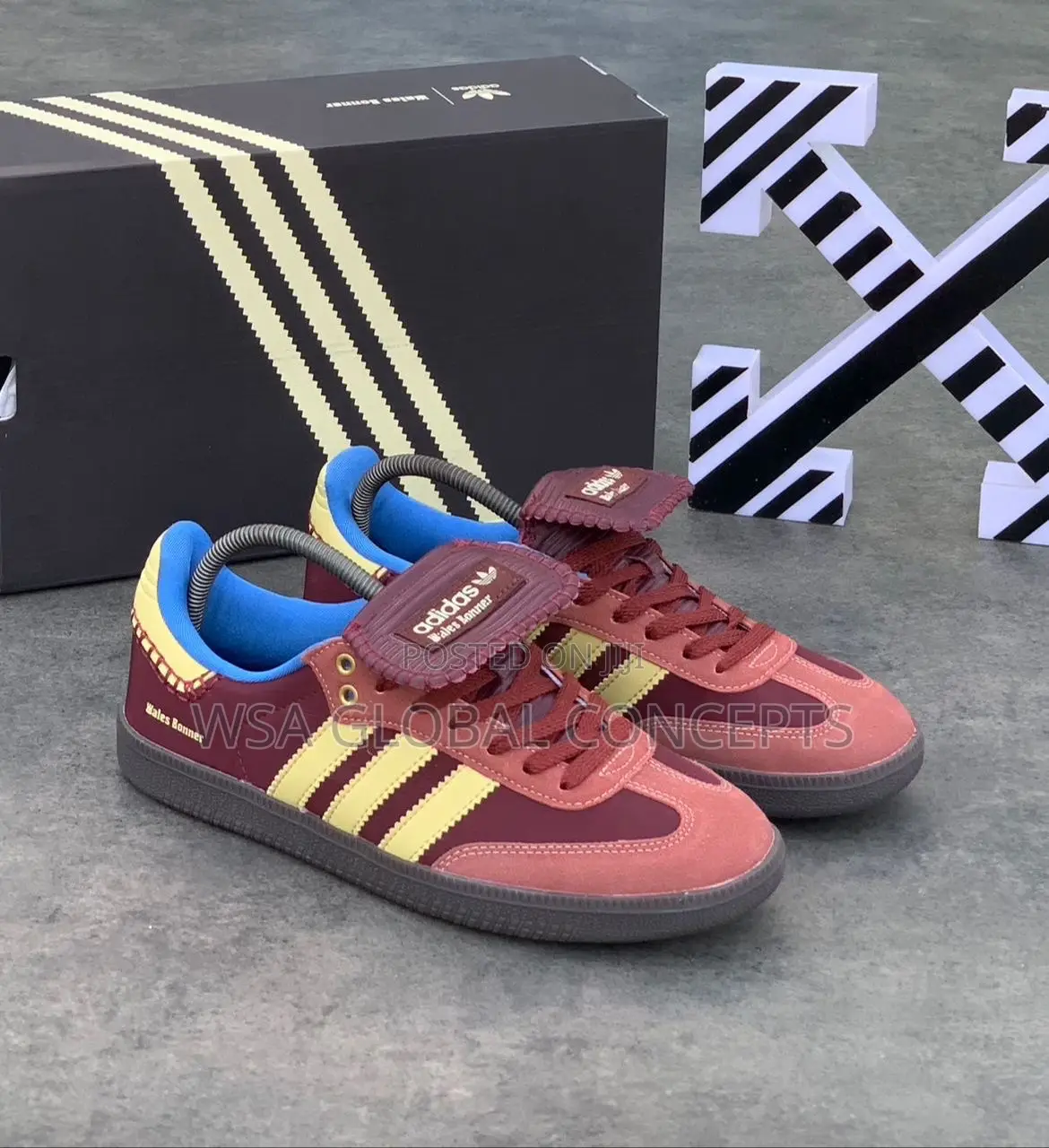 Wales Bonner X Adidas Samba Fox Brown Sneakers