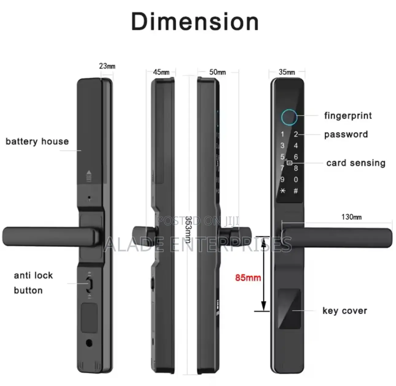 F3 Waterproof Tuya Wifi Remote Unlock