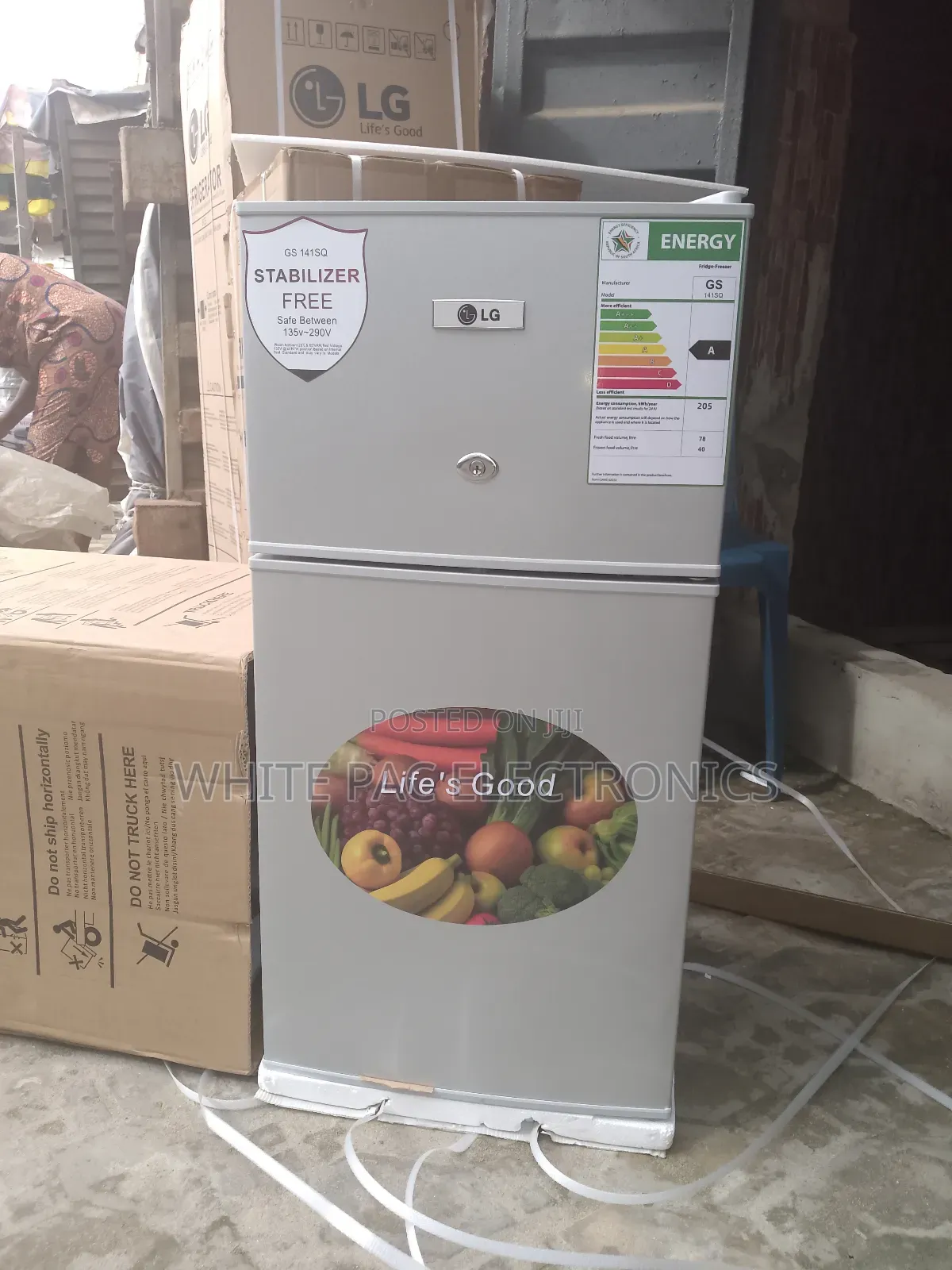 LG Fridge \ Freezer 110_litre Double Door Fast Ice Maker