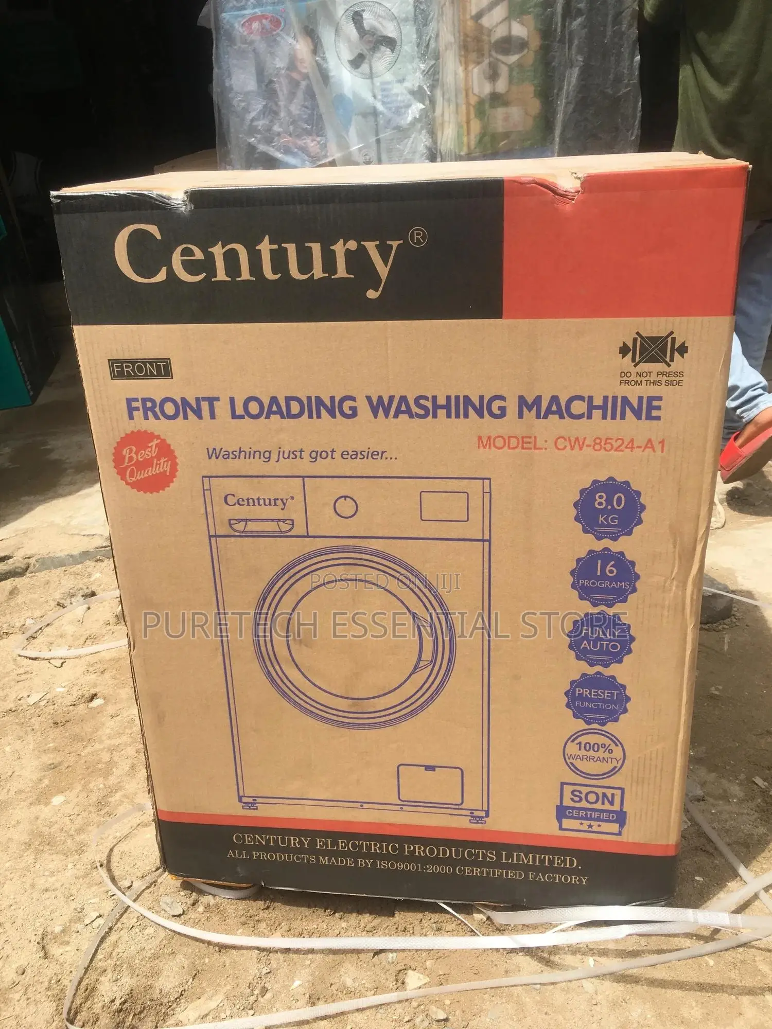 Original Century 8kg Front Load Automatic Washing Machine