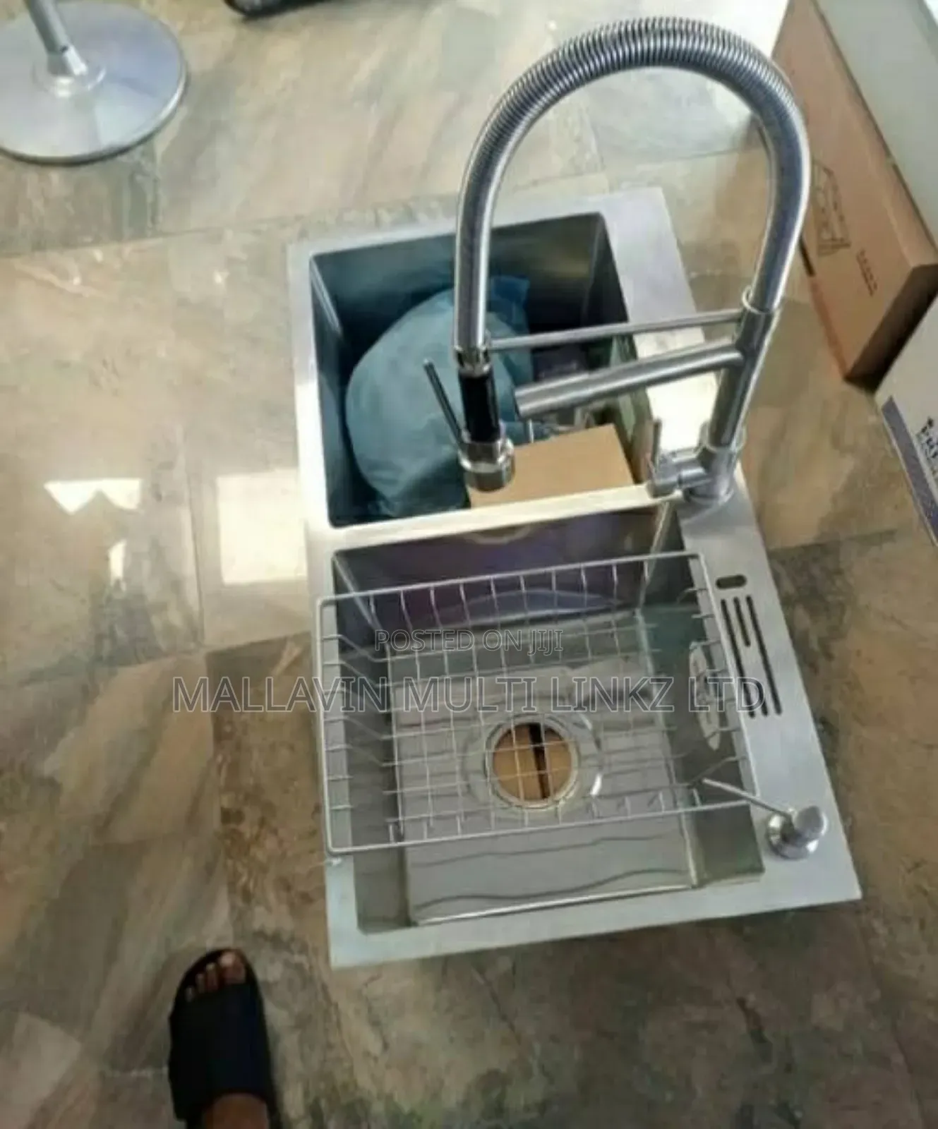 Kitchen Sink With Spring Pulldown Sink Mixer Complete Sets