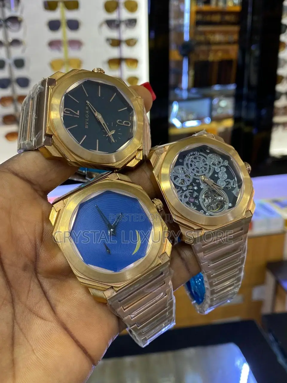 Bvlgari Quality Luxury Men Chain Wristwatch