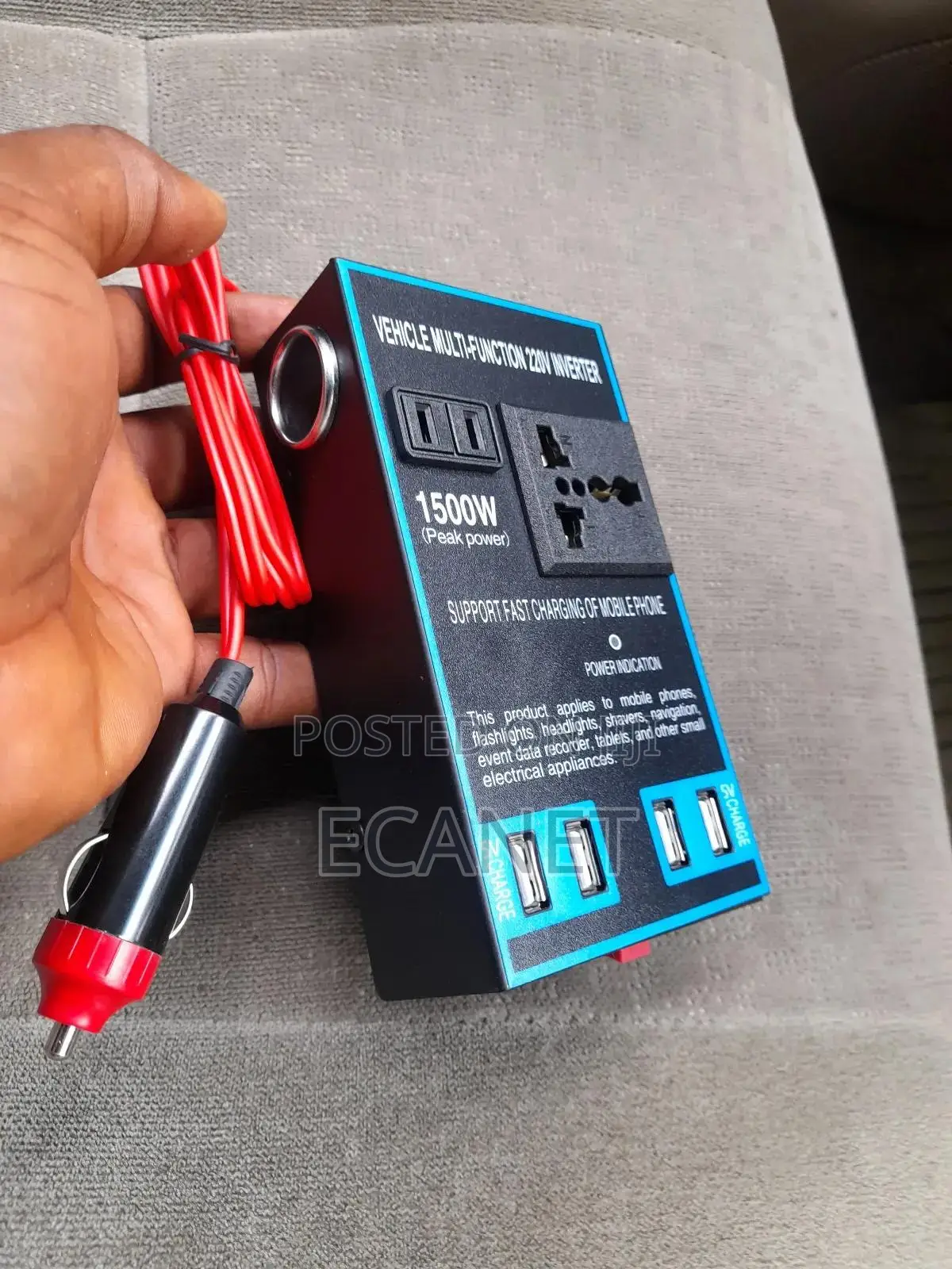 1500wtts Car Inverter With 4 Usb
