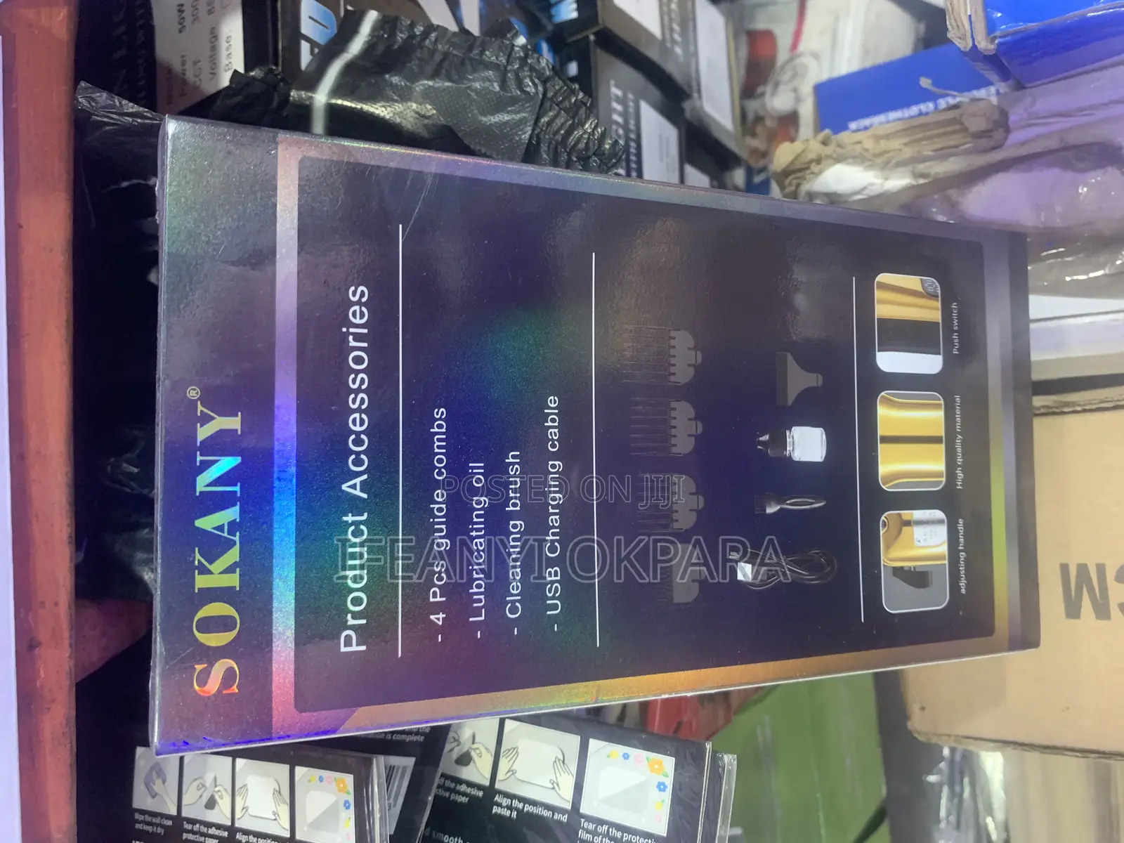 Sokany Professional Hair Clippers Gold and Silver Color
