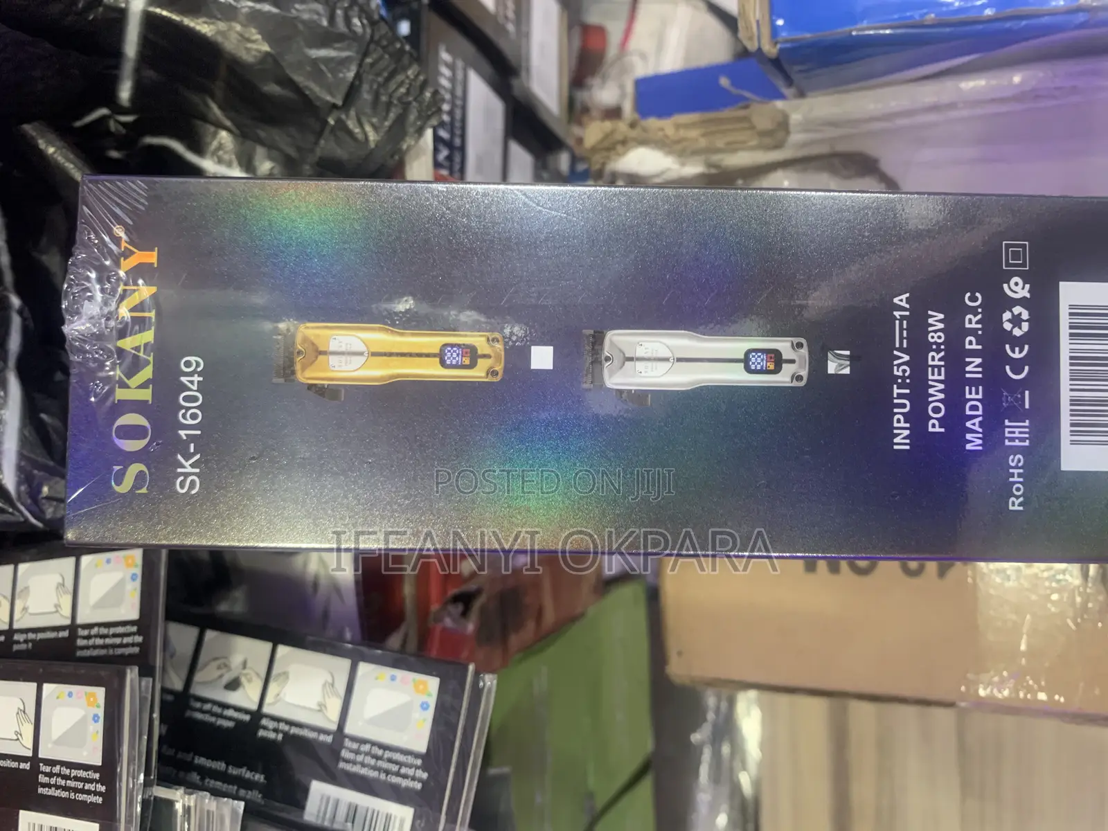 Sokany Professional Hair Clippers Gold and Silver Color