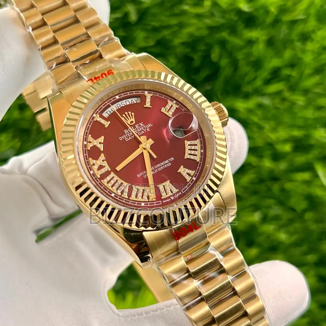Original Rolex Oyster Silver and Gold Chain Watch in Store