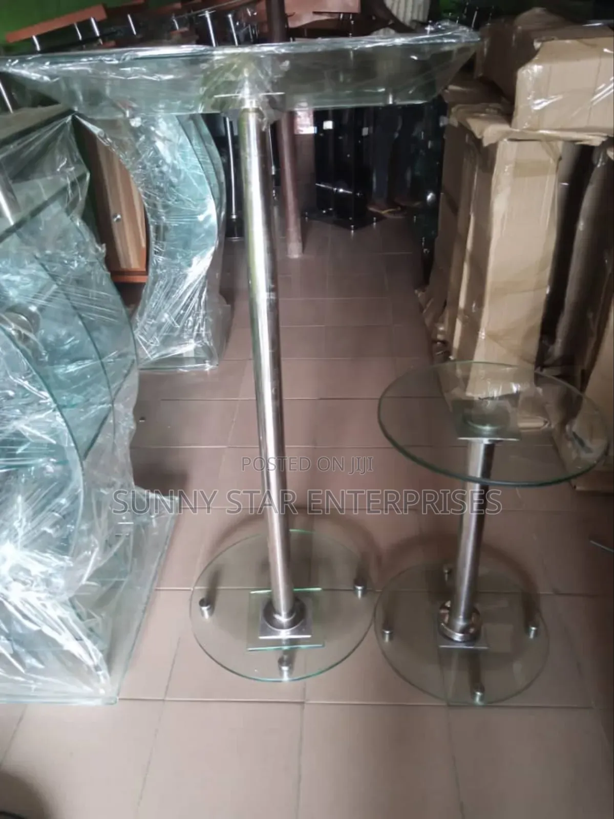 Super Quality Single Pole Stand Glass Pulpit for Church