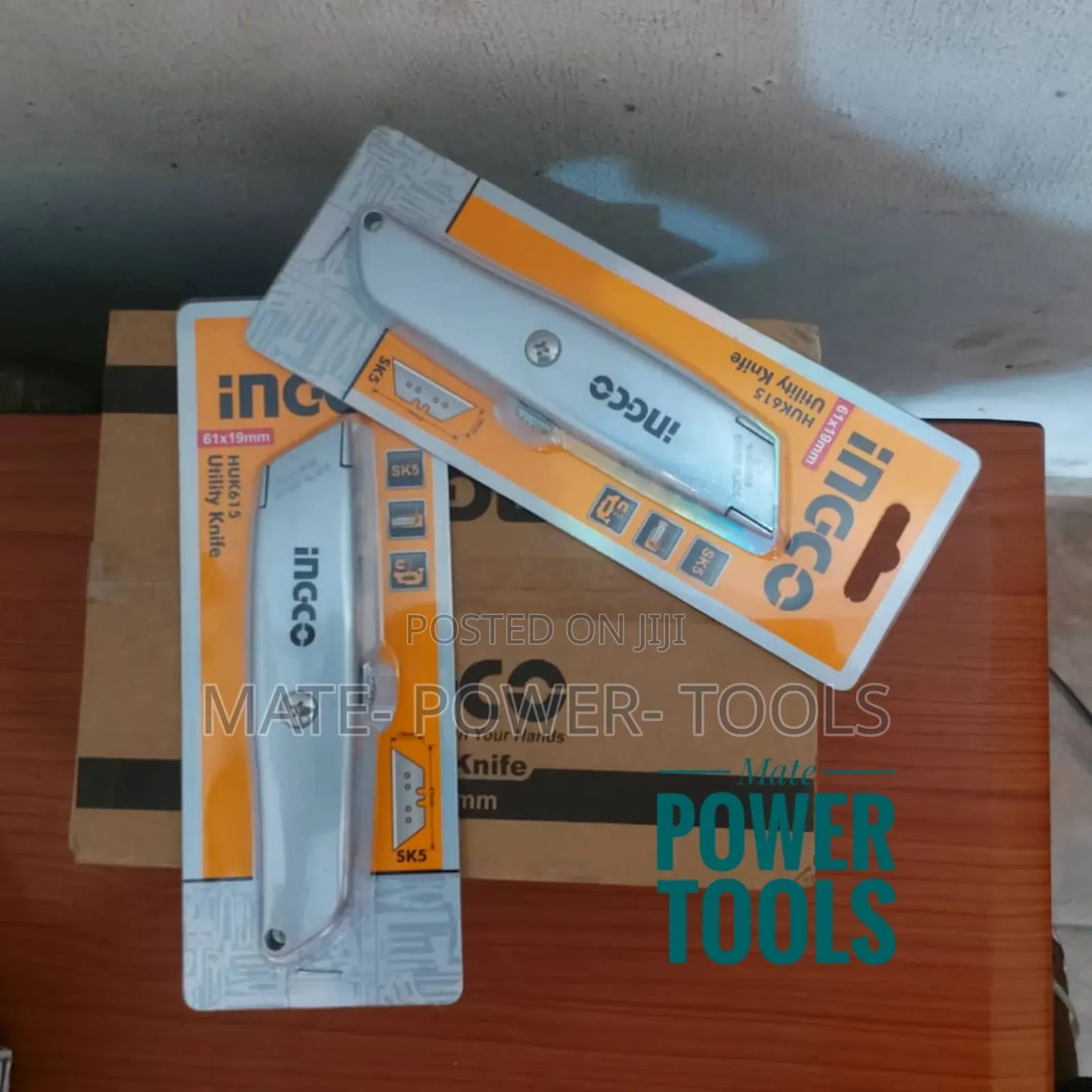 Ingco Retractable Utility Knife 61 X 19mm