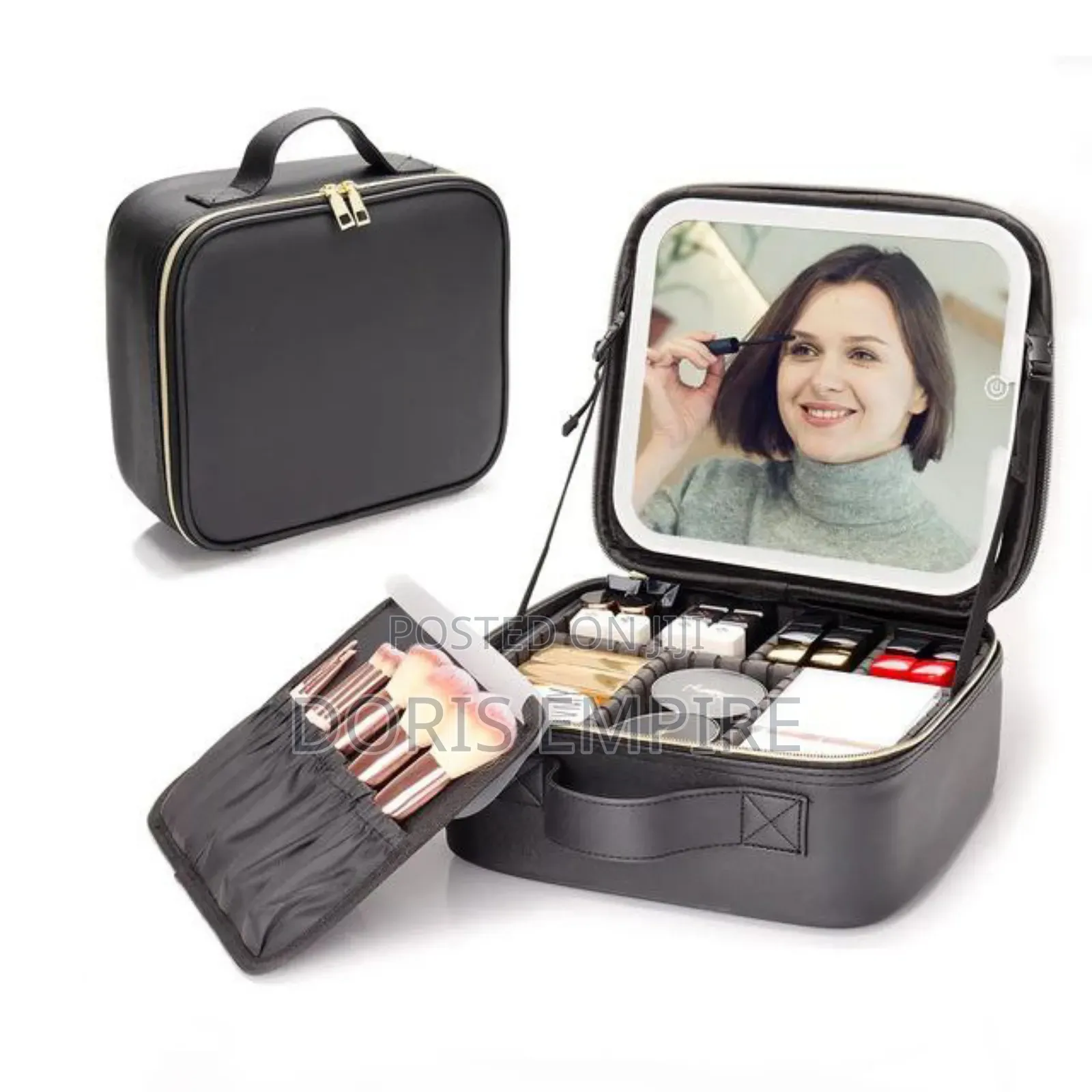 New Fashion Large Capacity Leather Cosmetics/Makeup Bag