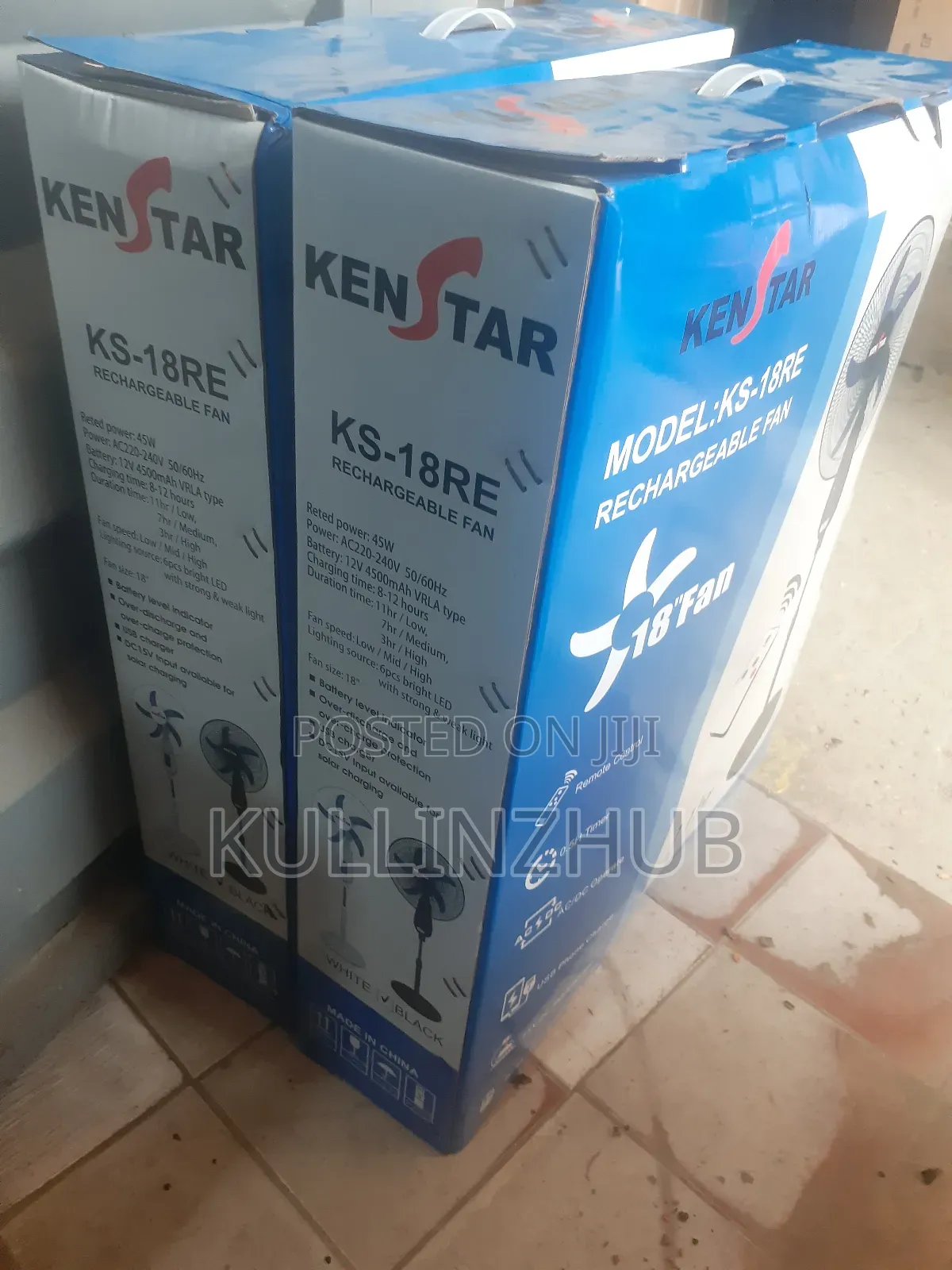 Kenstar 18′′ Inches Rechargeable Standing Fan (KS-18RE)