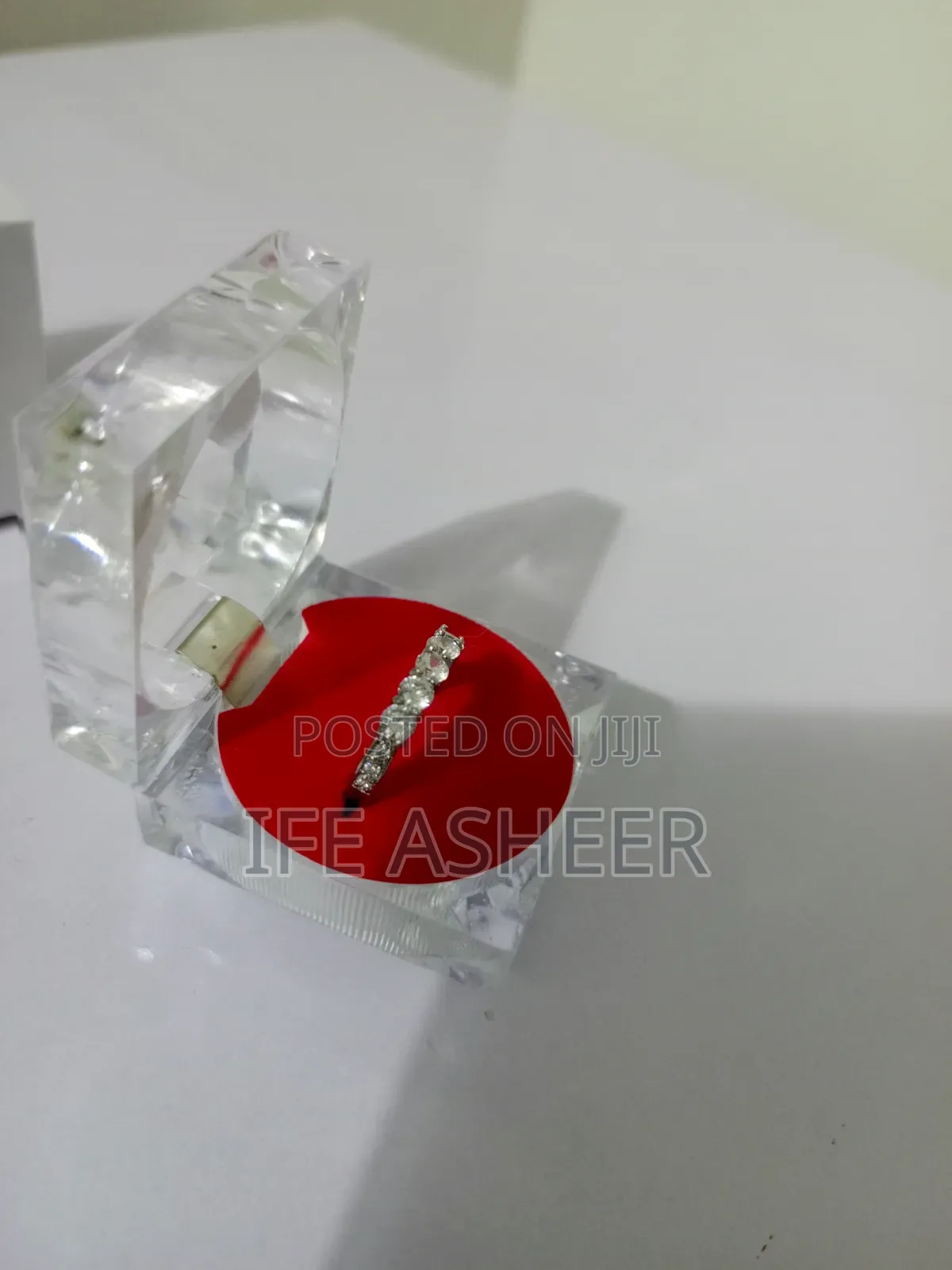 US Sterling Silver Ladies Proposal Ring 0004