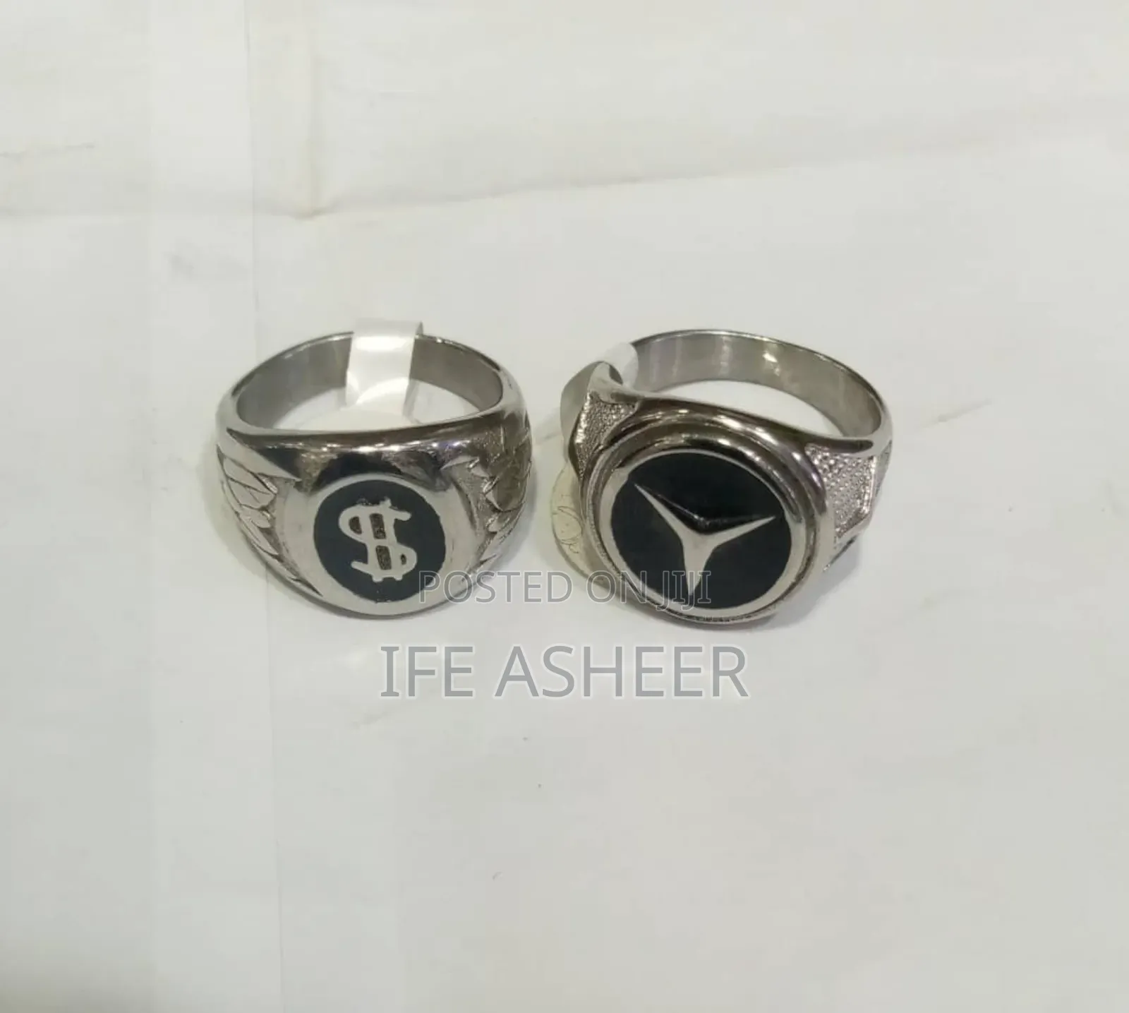 Men's Fashion Silver Ring 005