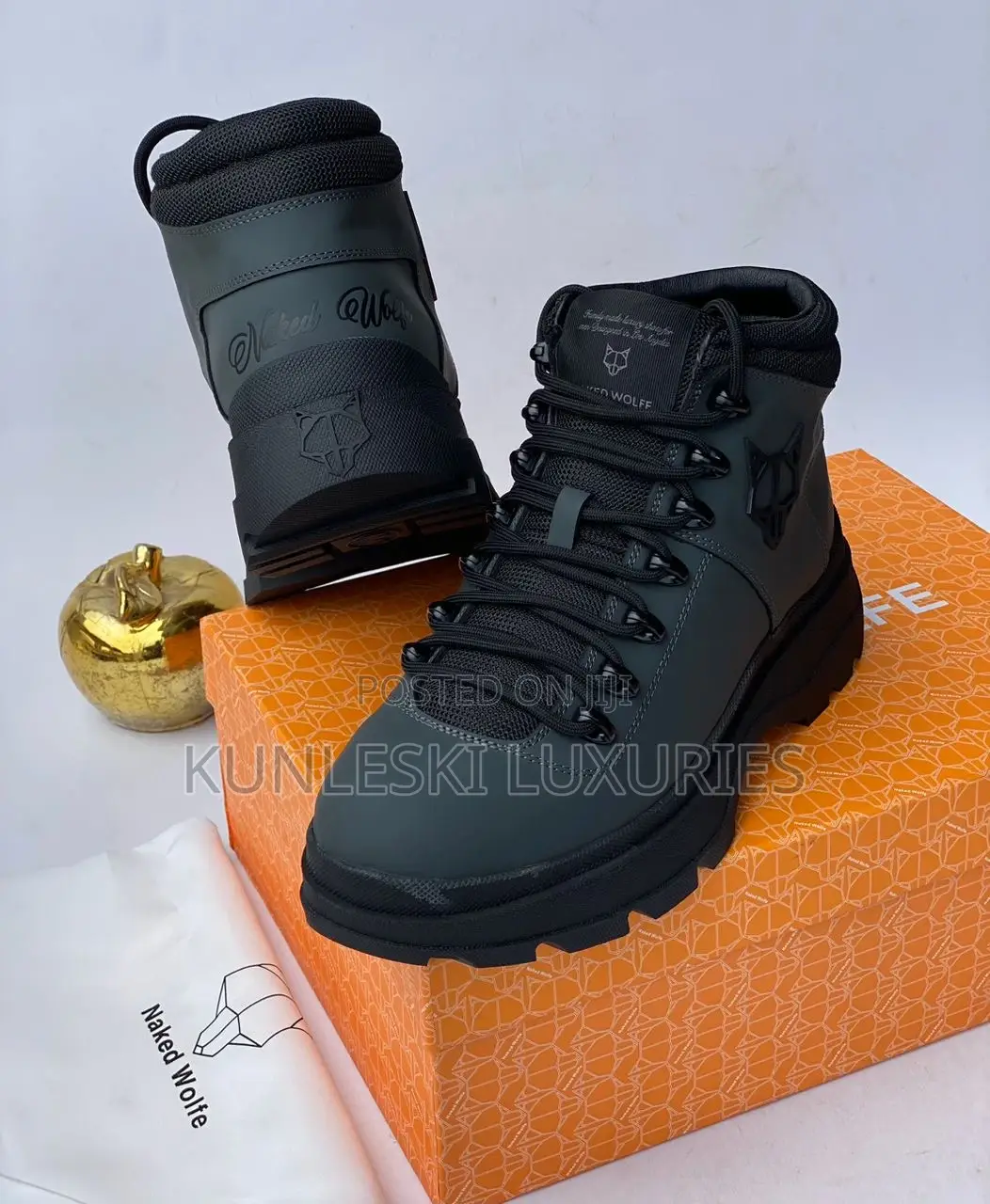 Original Naked Wolfe Leather Boot for Men