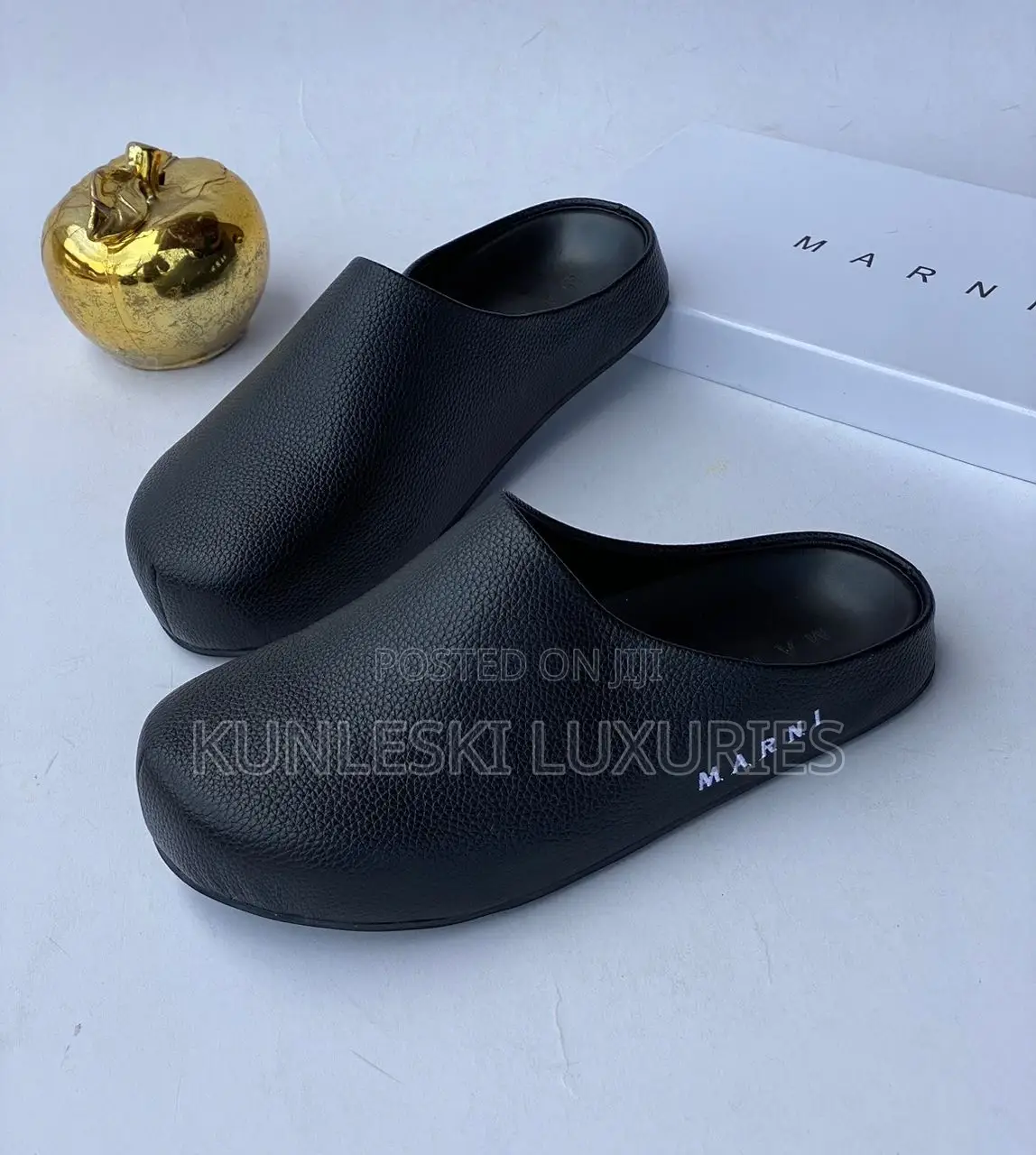 Original Marni Men Leather Half Shoes Collections