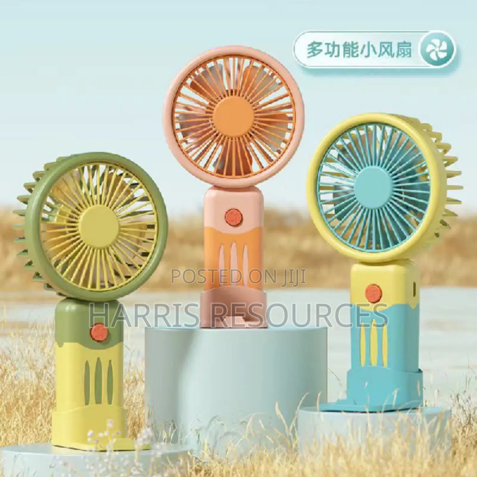 Lontor 4" Rechargeable Mini Standing/Hand Fan