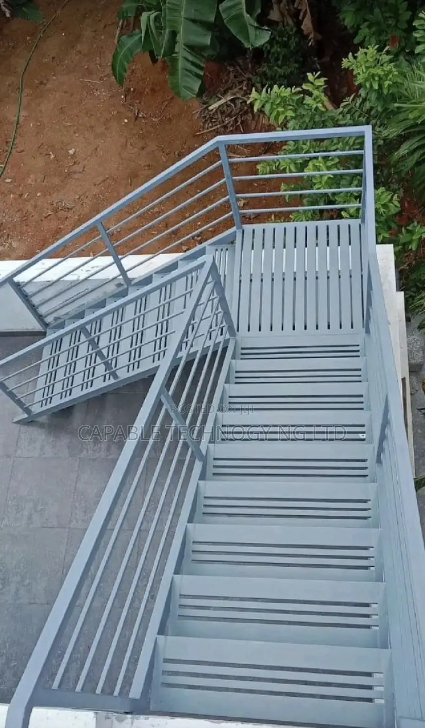 Walkway Iron Staircase Handrails