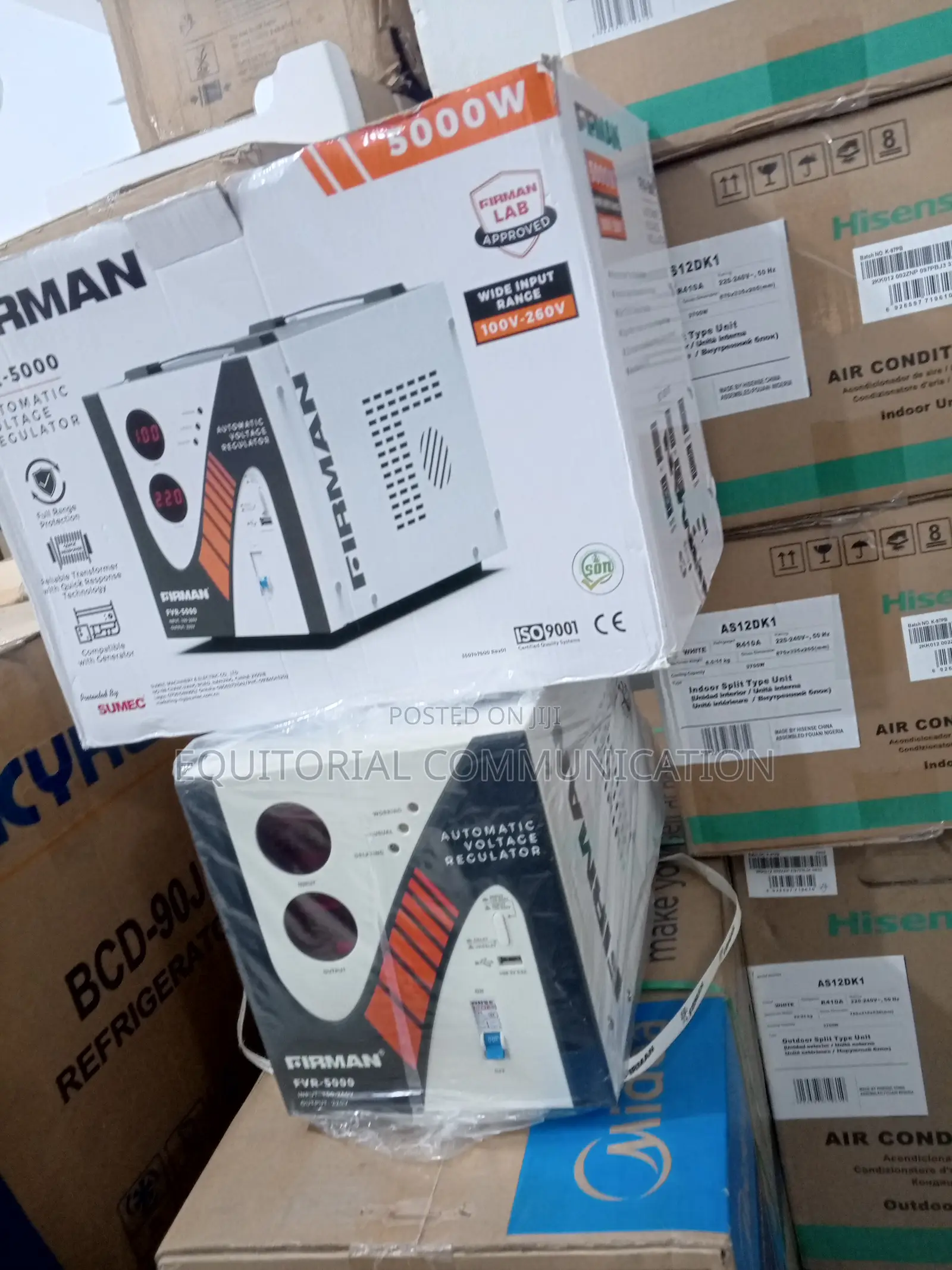 Firman Just in Fvr5000w Stabilizer