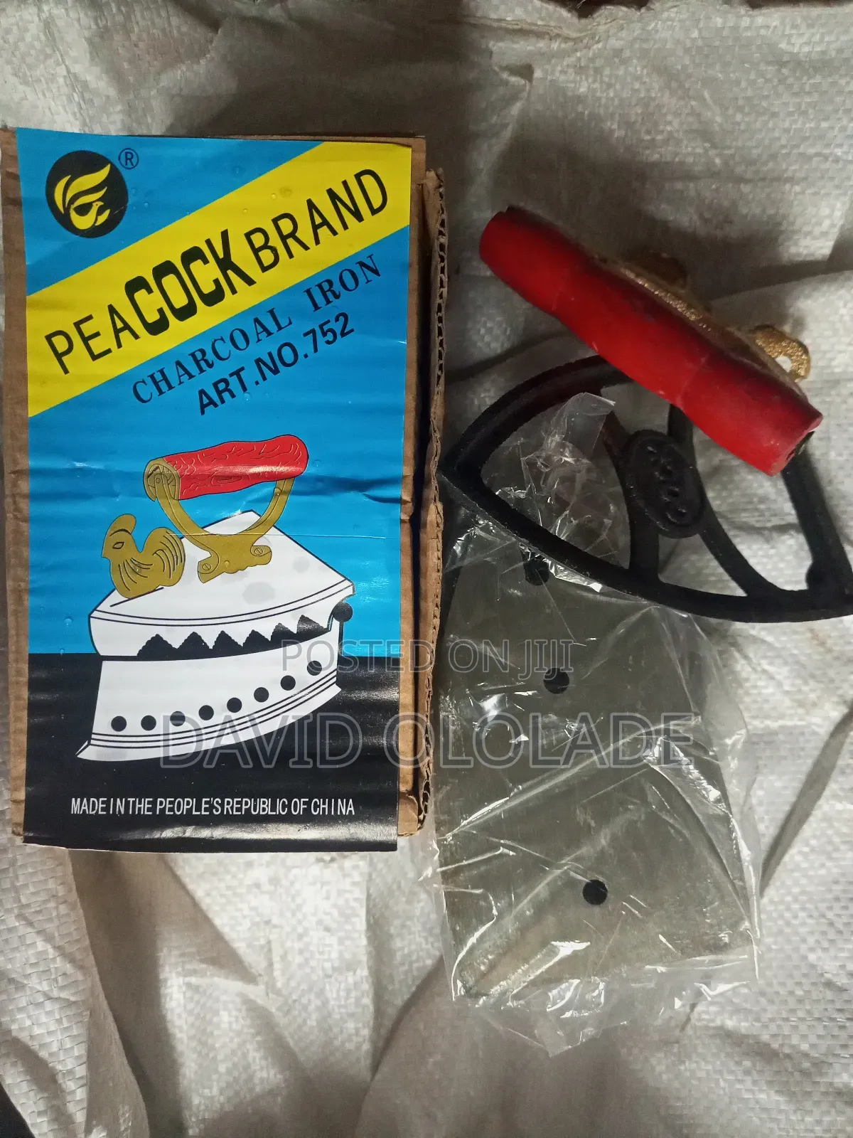 Peacock Charcoal Iron