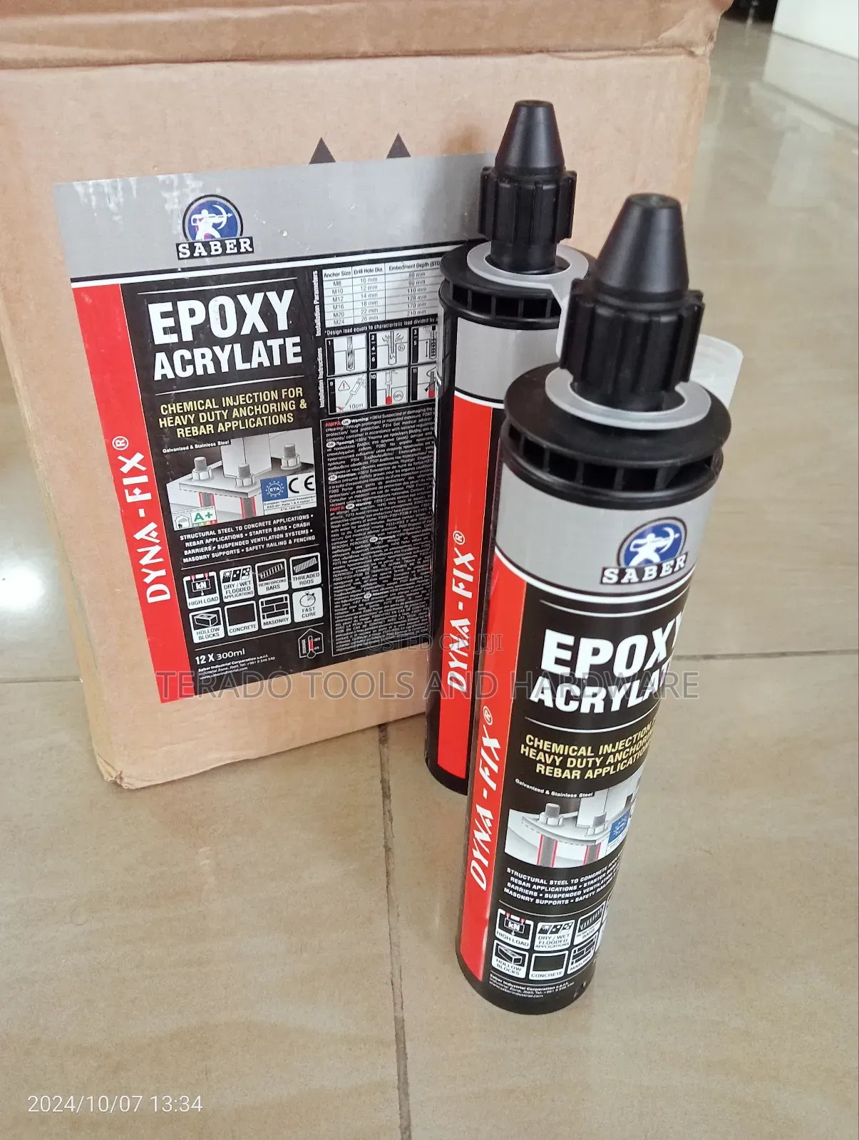 Chemical Anchor Expoxy (Made in G.B)