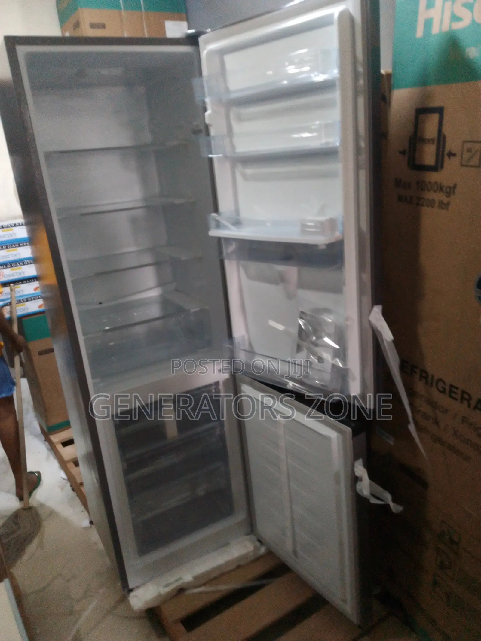 5000watt Hisense Bottom Refrigerator With Dispenser 264l