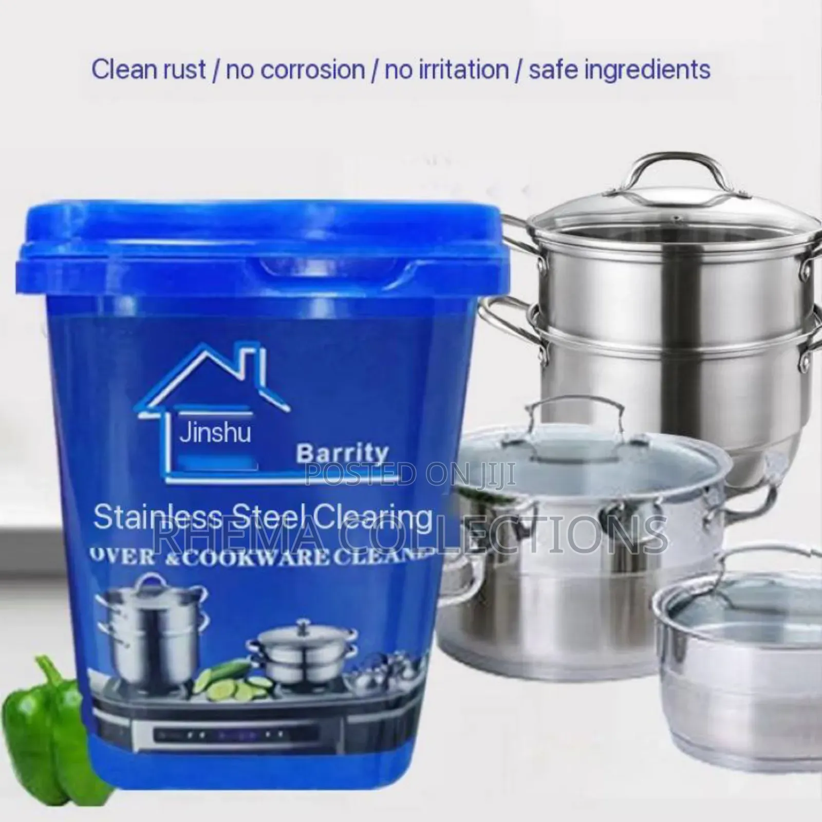 Cookware Stainless Steel/Toilet Cleaner Paste (500G)