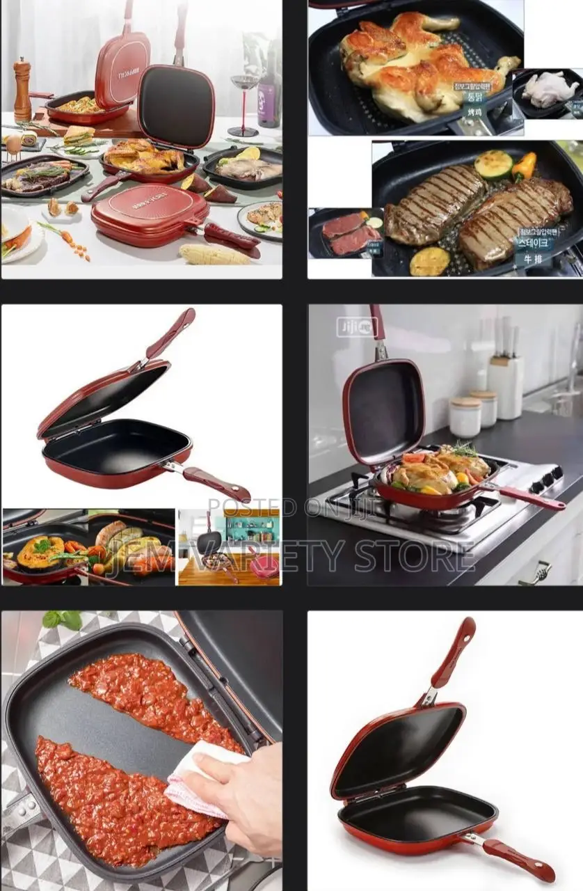 Happy Call Non-Stick Double Sided Grill/Fry Pan (32cm)