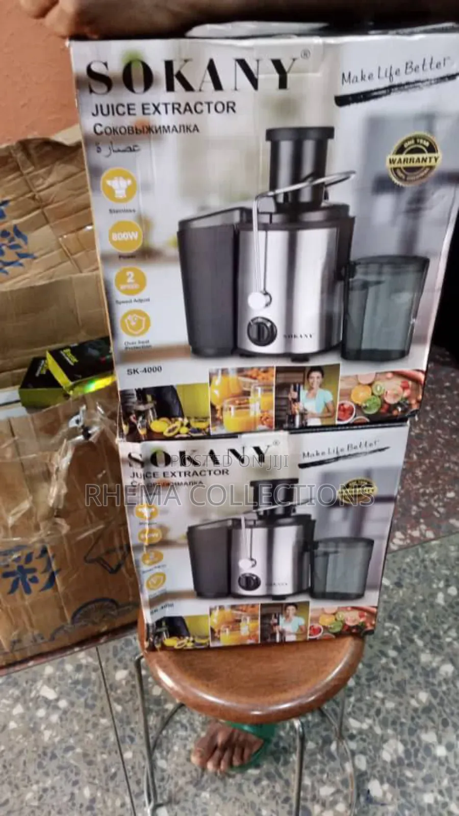 Sokany 800W Electric Juice Extractor