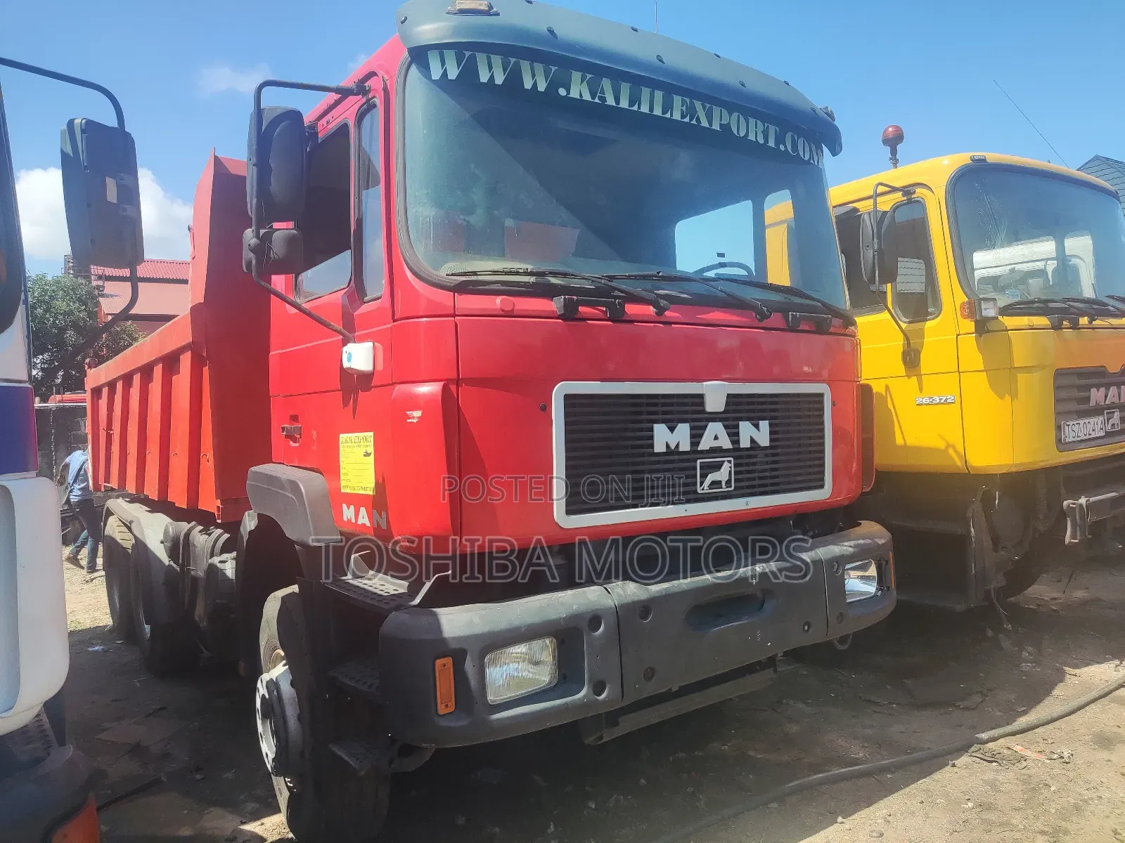 Man DIESEL 10 Tyres Dumb Truck
