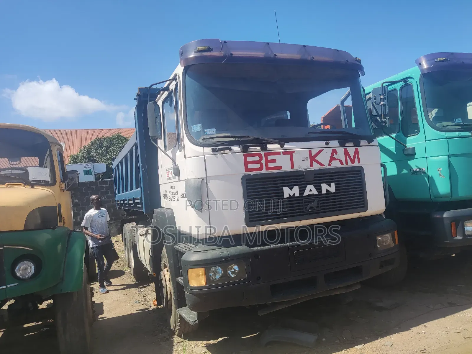Man DIESEL 10 Tyres Dumb Truck