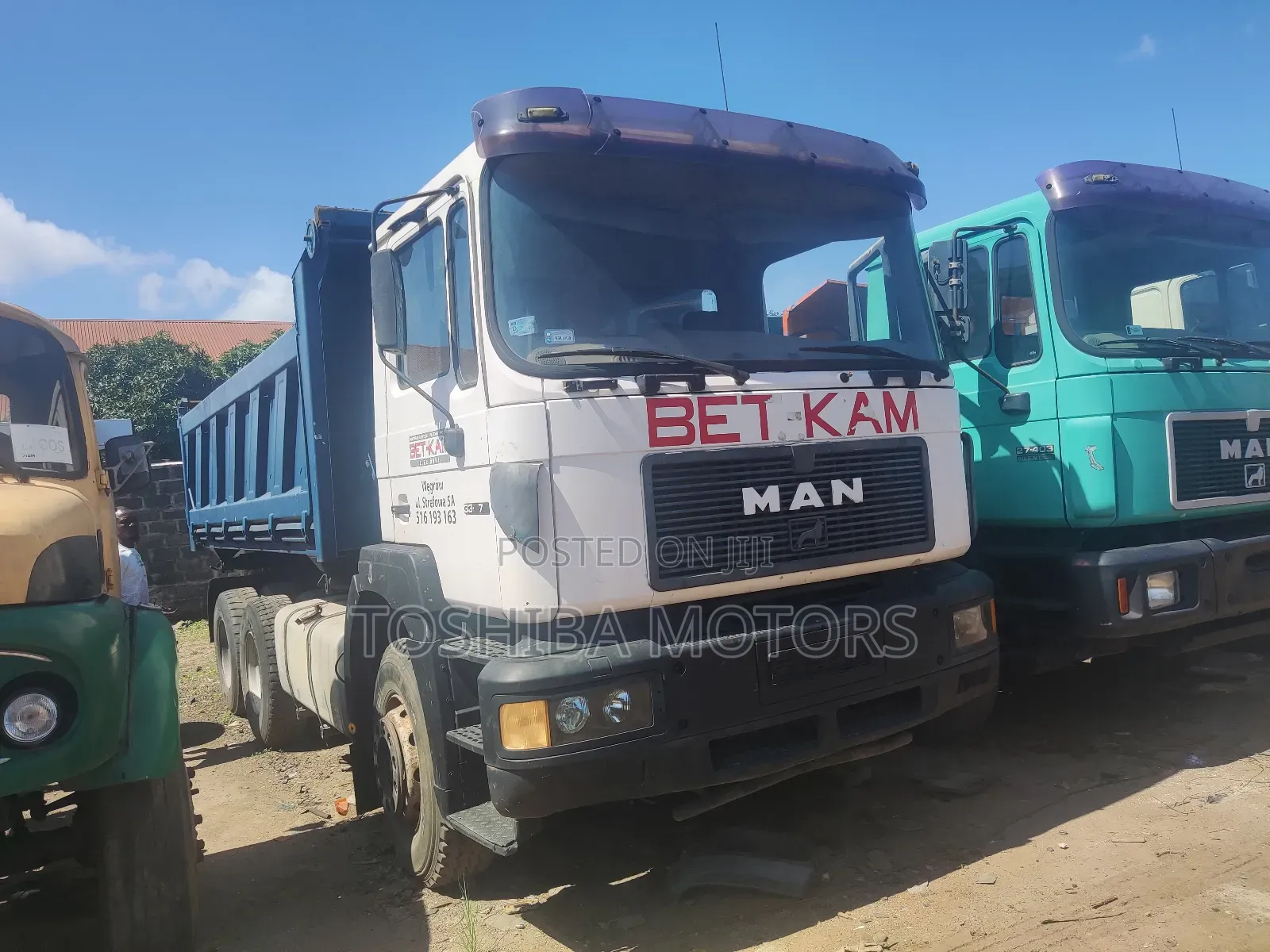 Man DIESEL 10 Tyres Dumb Truck